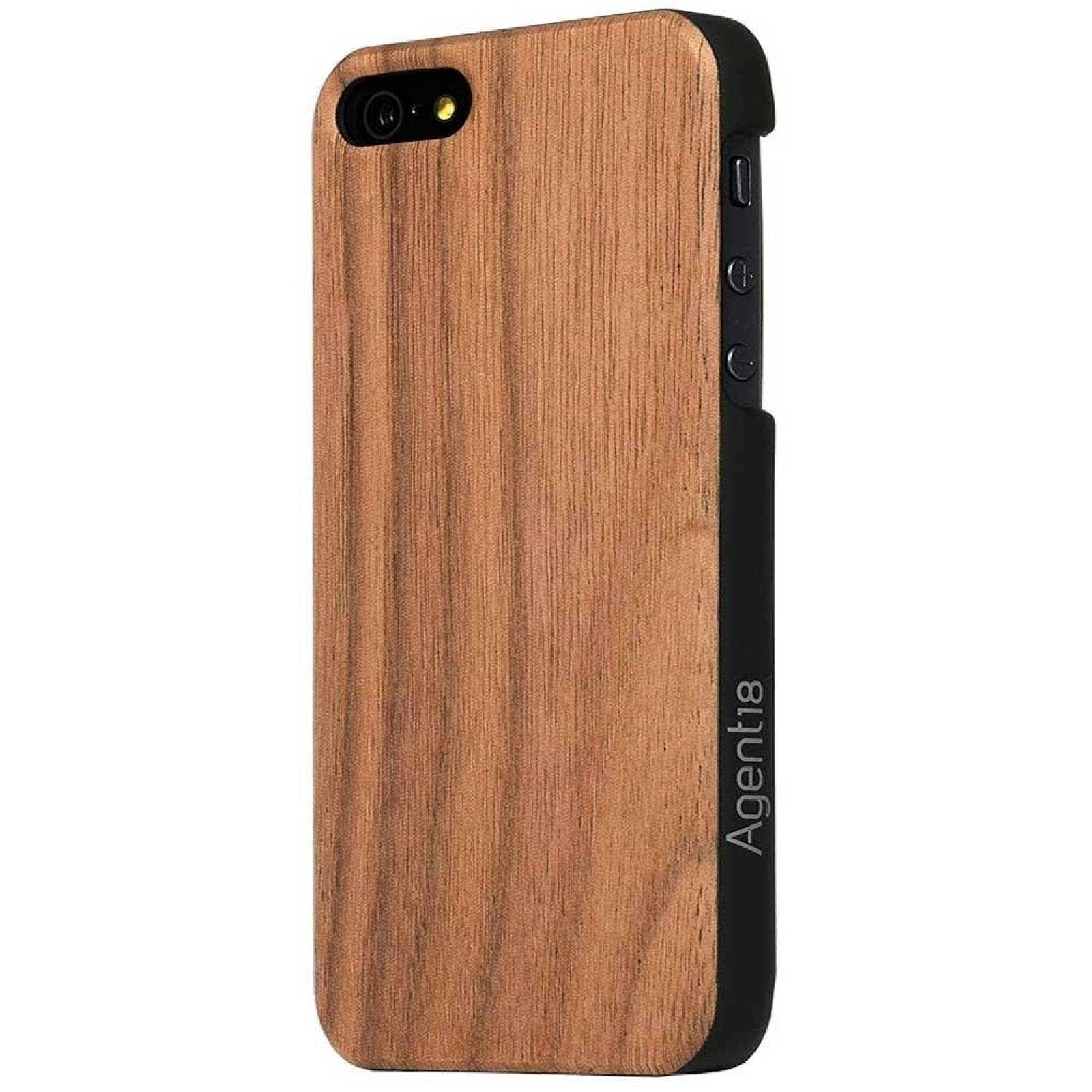 . Funda AGENT 18 para iPhone 5s y 5 iPhone SE 2016 acabado madera 