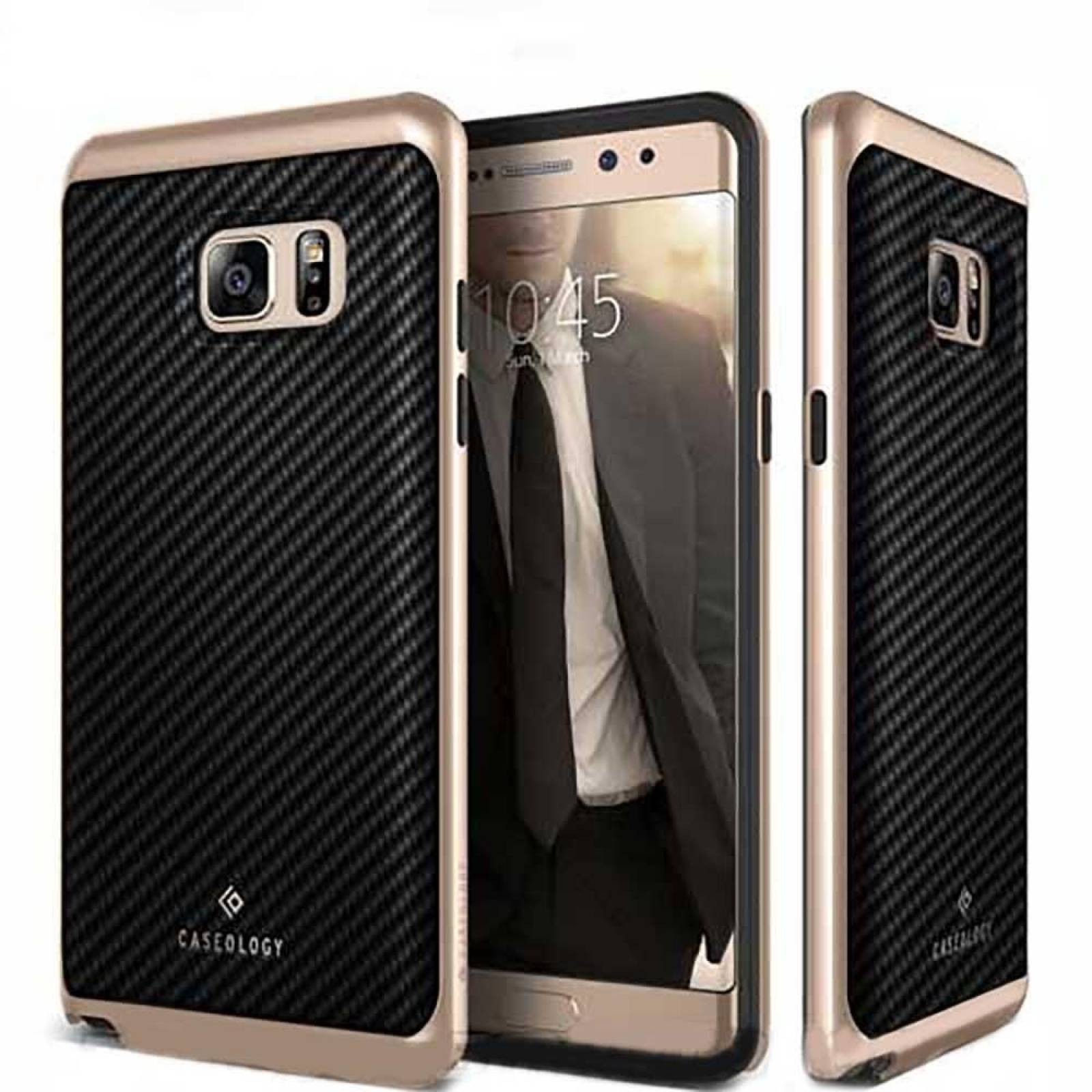 . Funda CASEOLOGY Envoy Negra para Samsung Note 7 