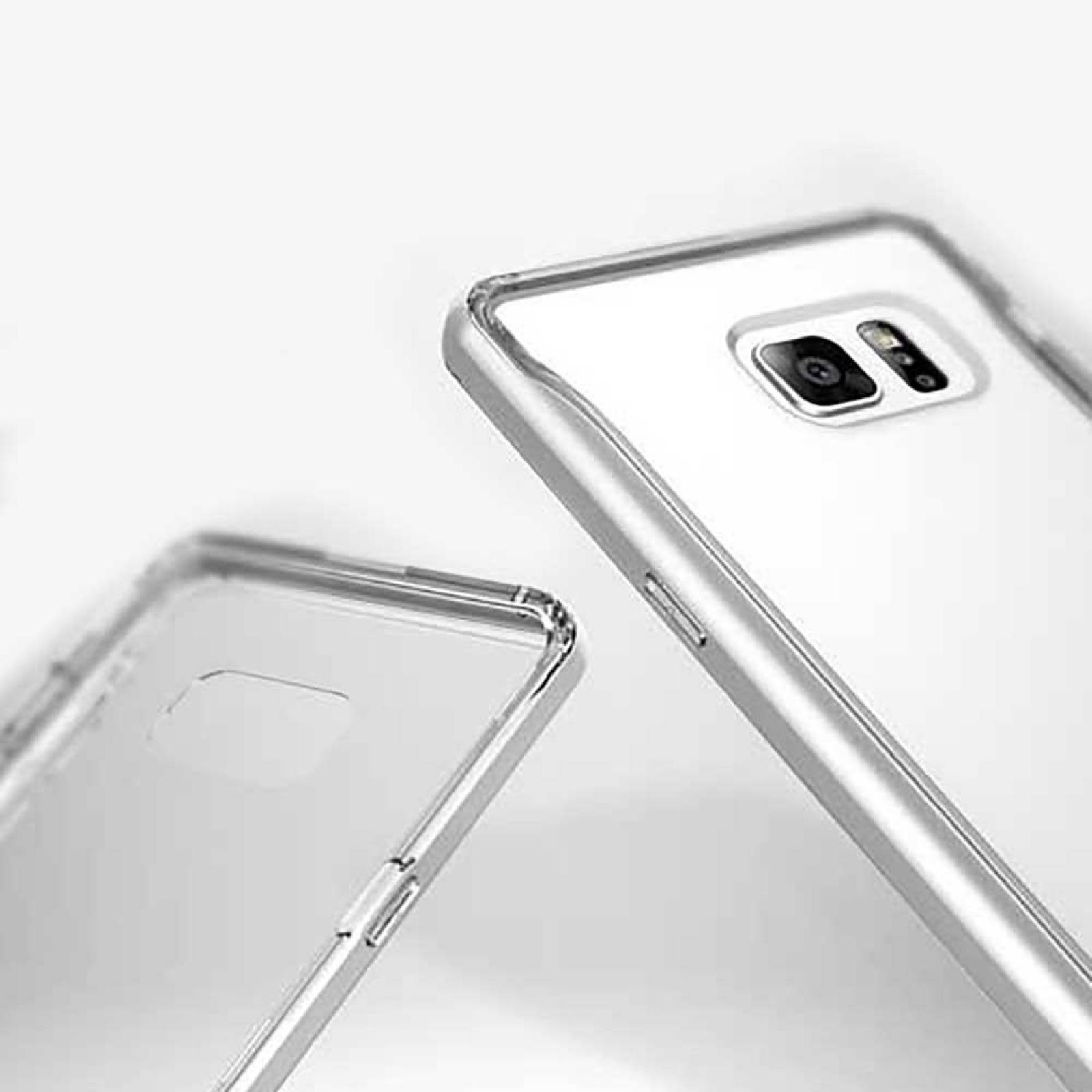 . Funda CASEOLOGY Skyfall Plata para Samsung Note 7 Transparente