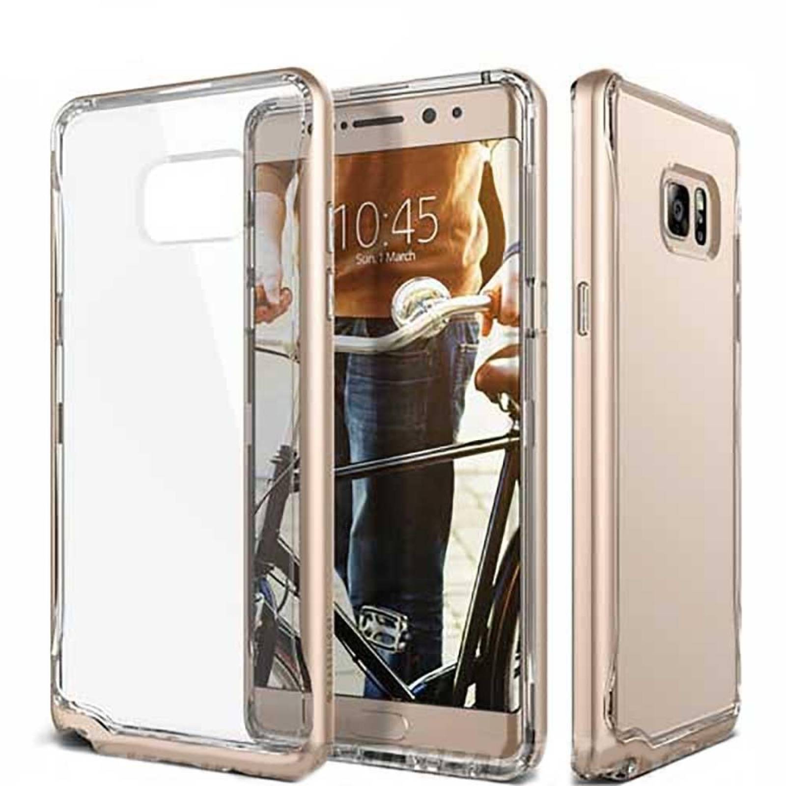 . Funda CASEOLOGY Skyfall Oro para Samsung Note 7 Transparente 