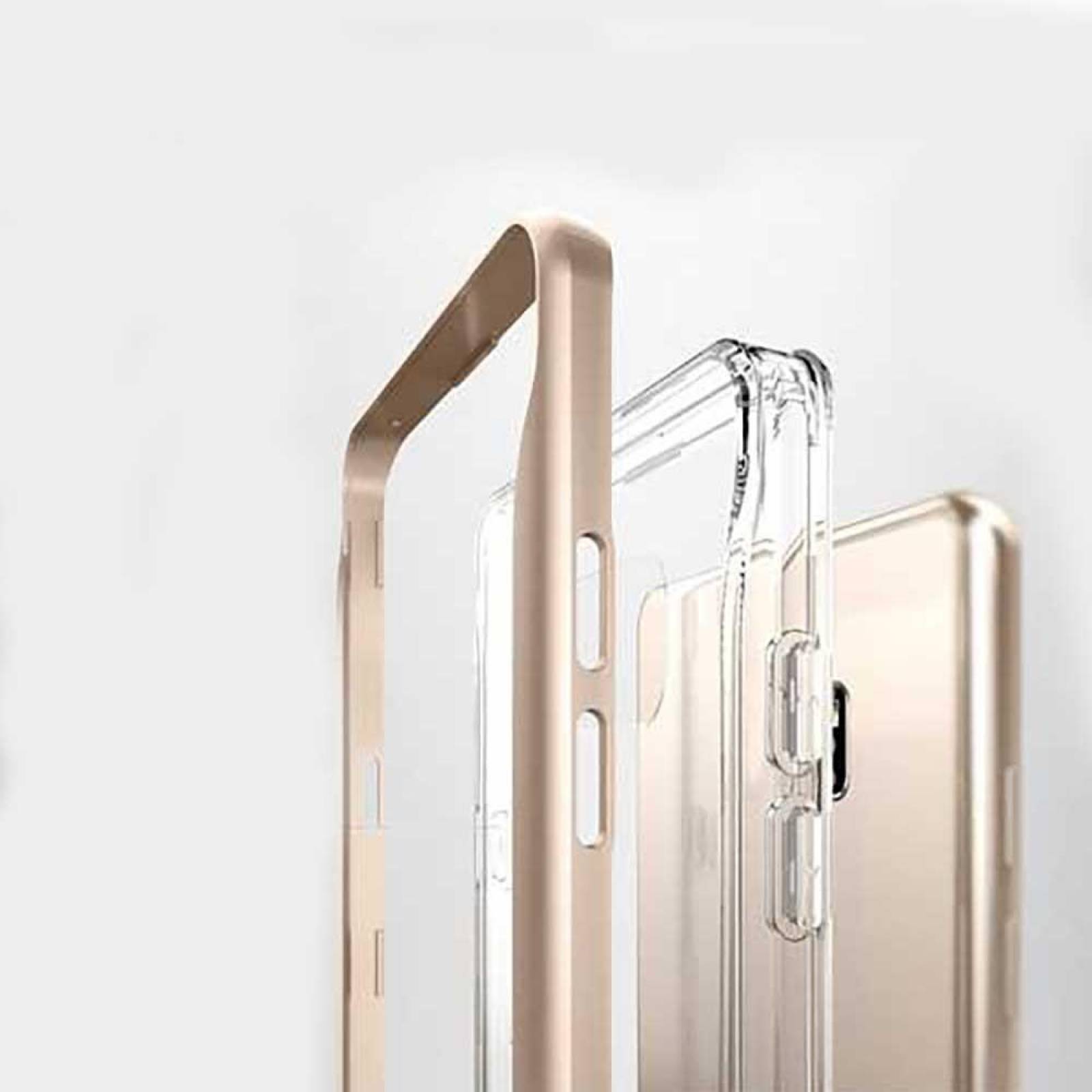 . Funda CASEOLOGY Skyfall Oro para Samsung Note 7 Transparente 