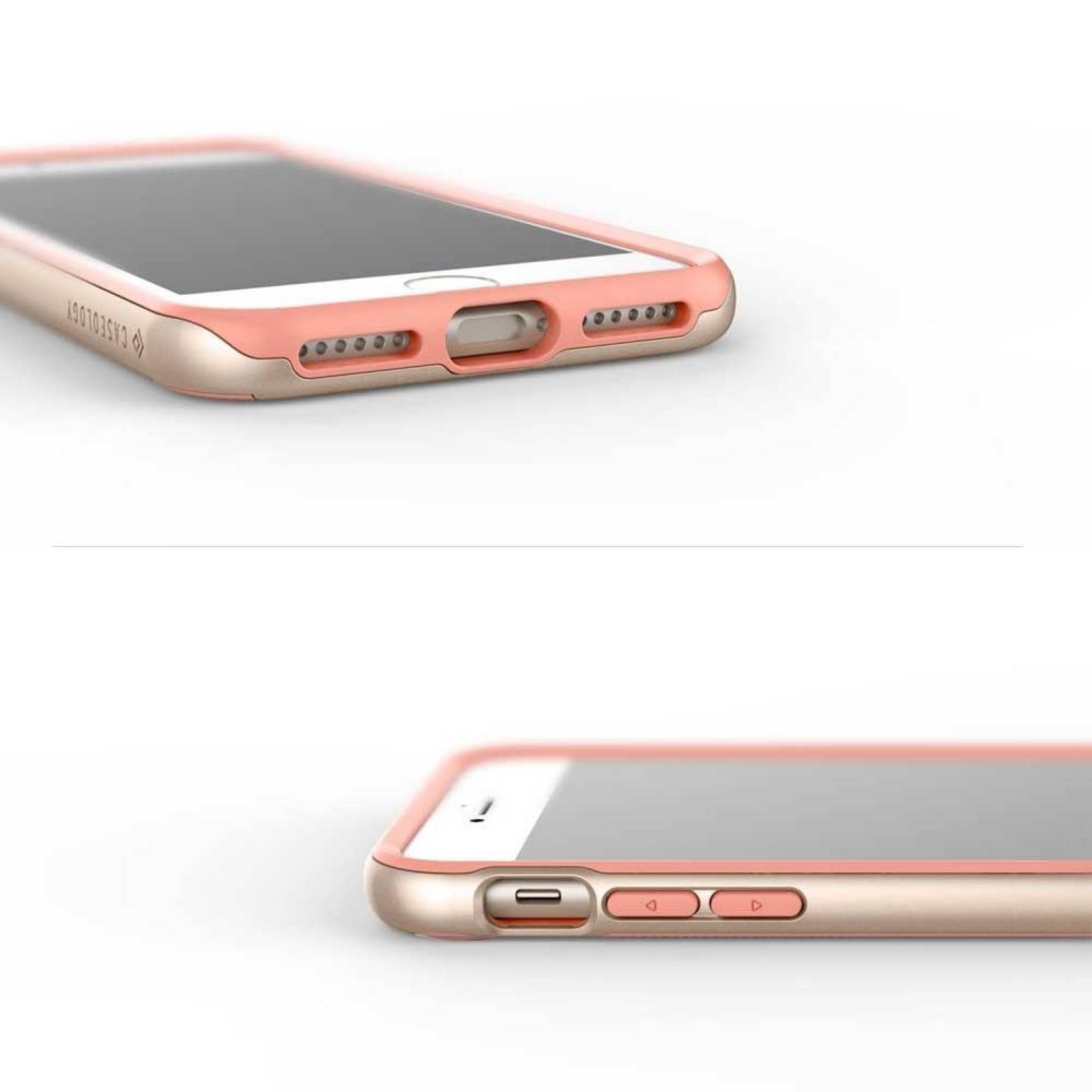 . Funda CASEOLOGY Wavelength Coral para iPhone 8 PLUS y 7 PLUS 