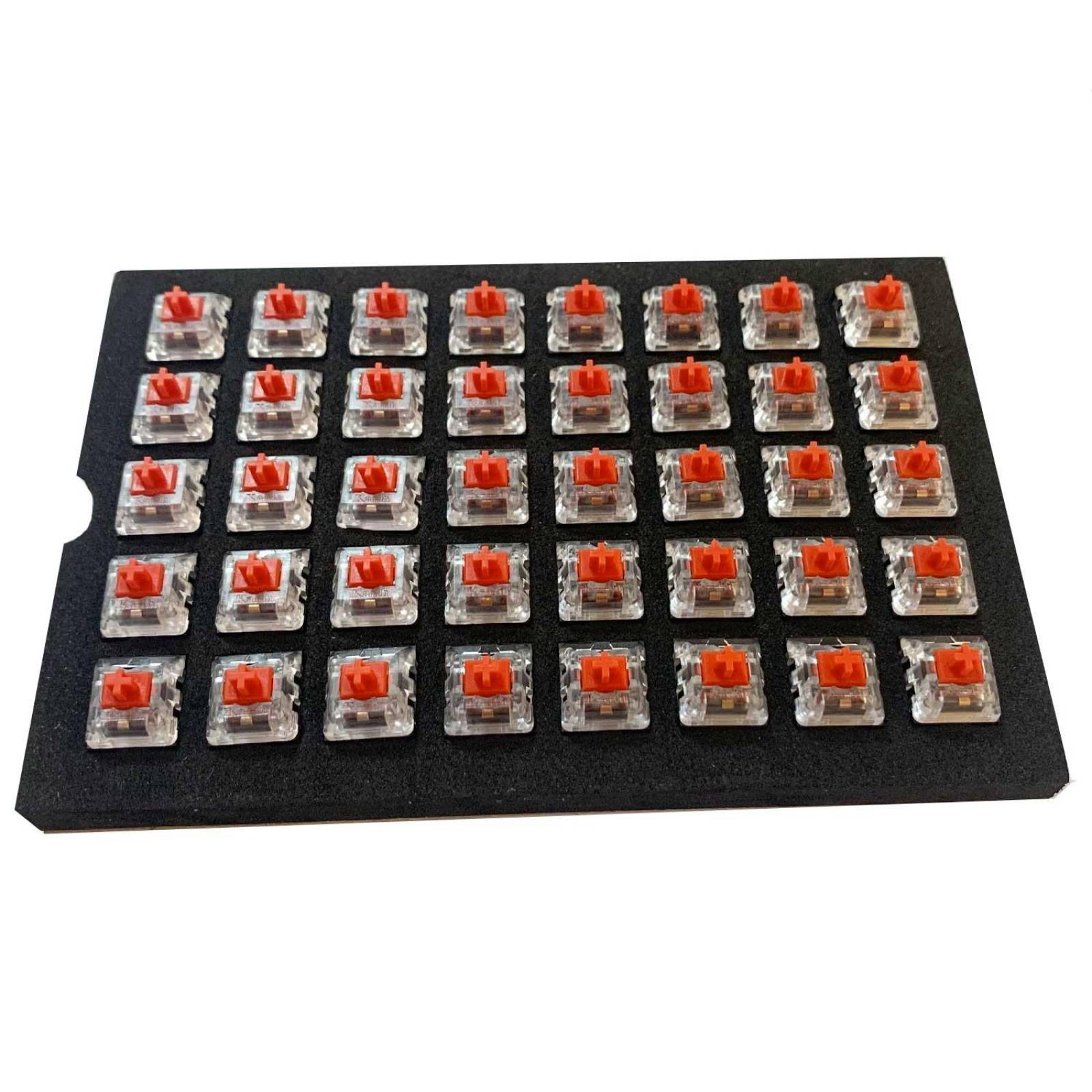 Switches para teclado mecánicos vsg kailh regular - rojo VSG