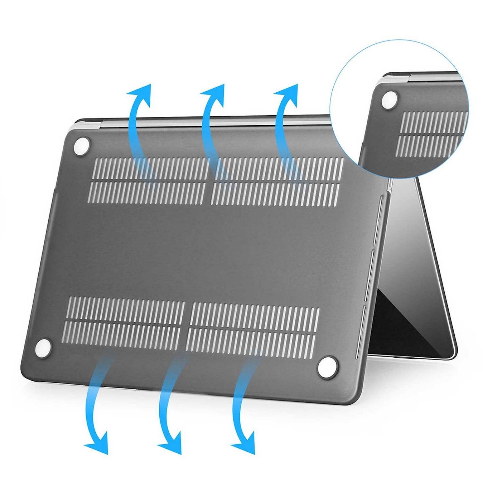 Funda TECHPROTECTUS para MacBook Pro 14 release 2021 A2442 Negra 