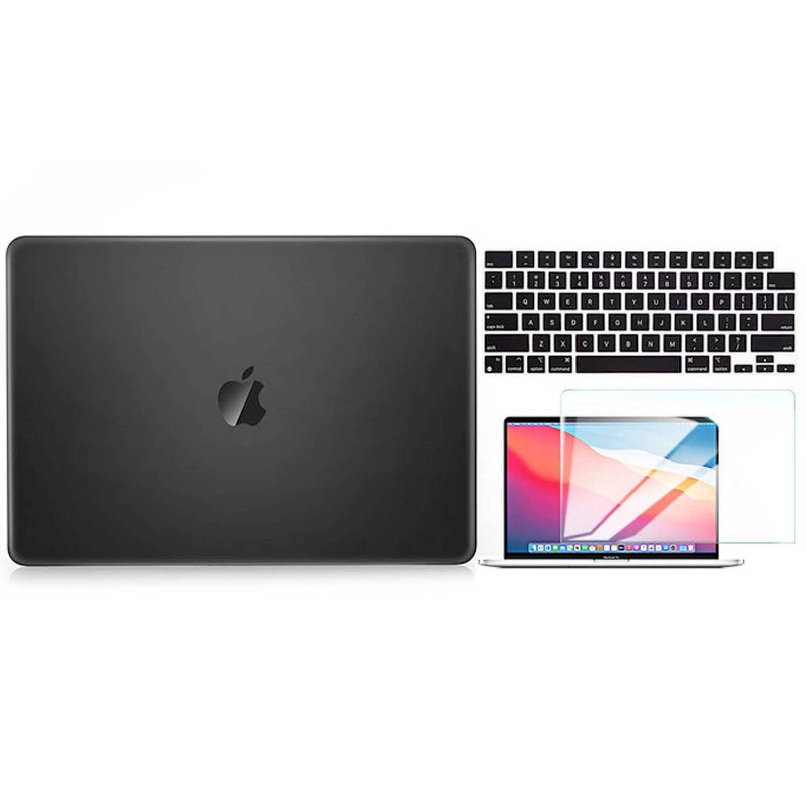 Funda TECHPROTECTUS para MacBook Pro 14 release 2021 A2442 Negra 