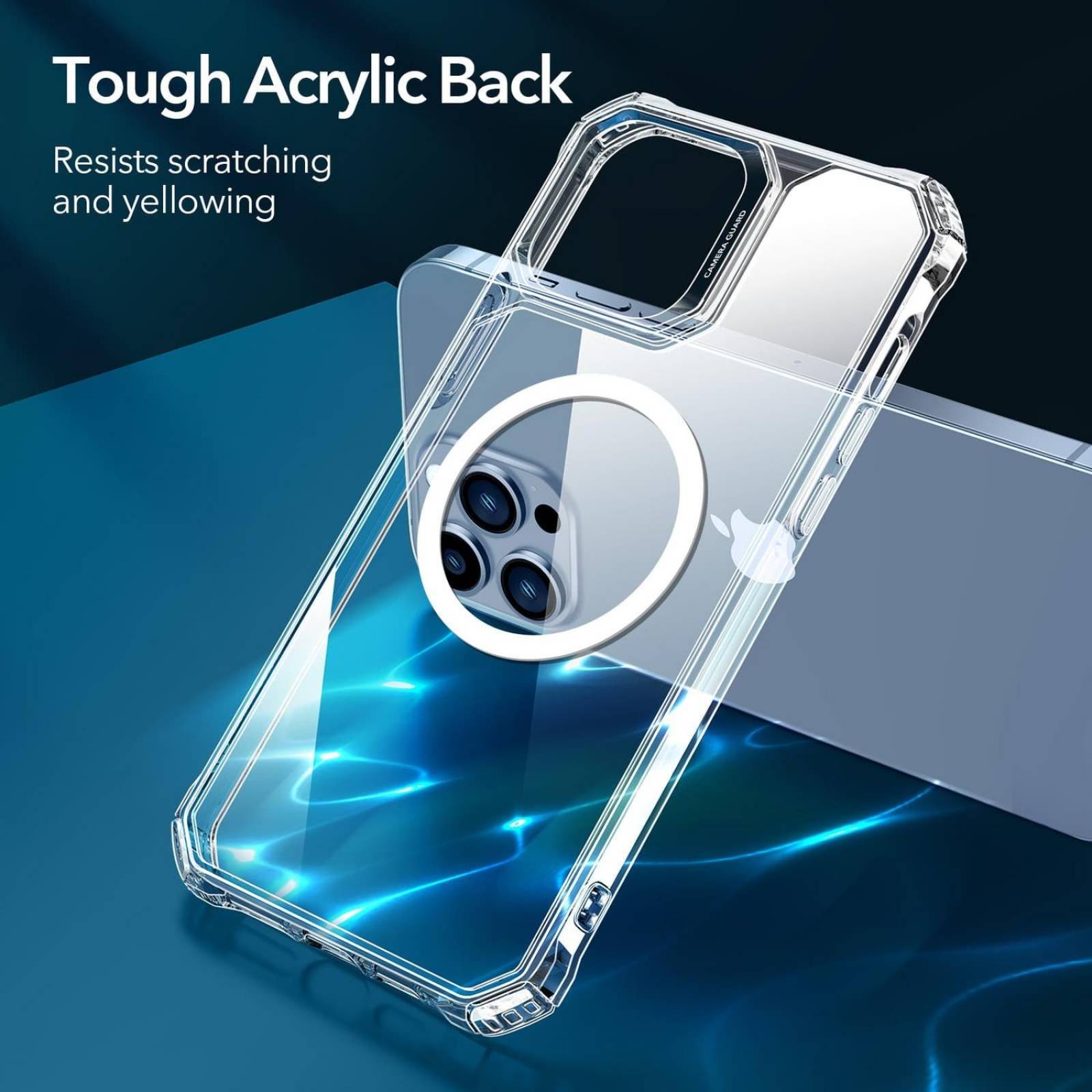 Funda ESR Hybrid HaloLock para iPhone 13 PRO MAX Transparente MagSafe 