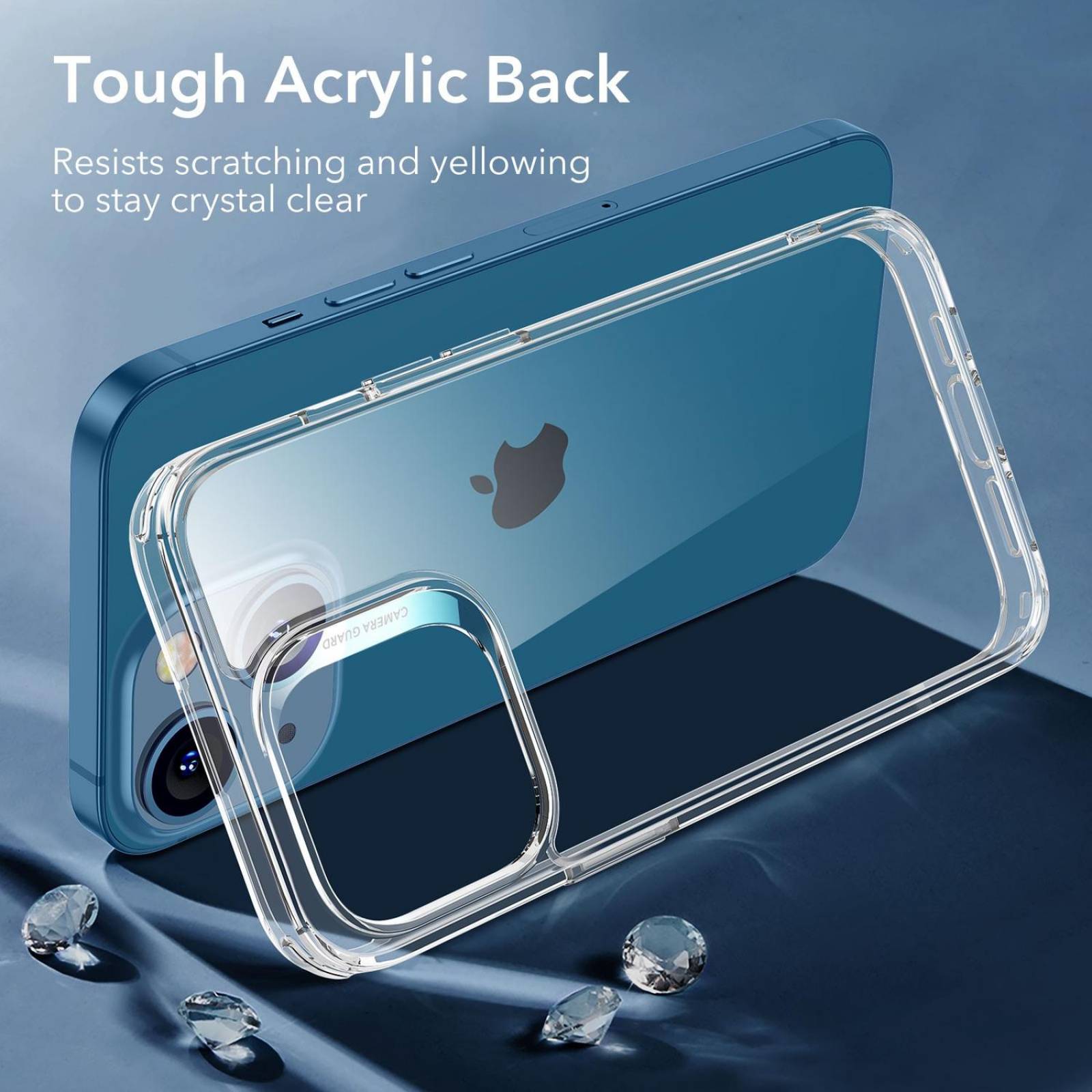 Funda ESR Hybrid case para iPhone 14 y 13 Transparente 