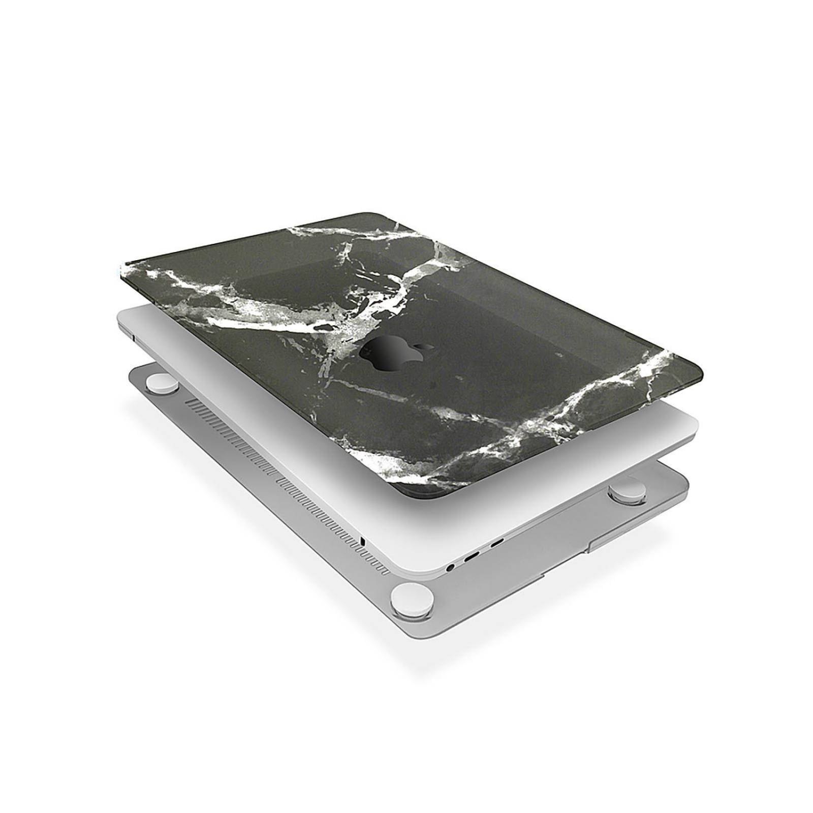Funda TECHPROTECTUS para MacBook Air 13 Marmol Negro release 2020 2019 2018 A2337 A2179 A1932