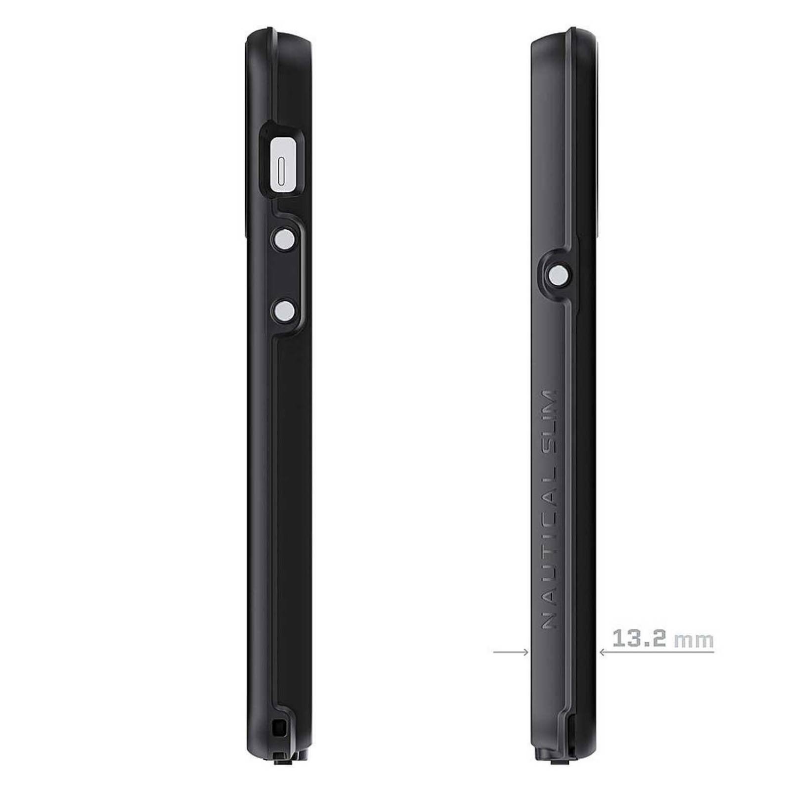 Funda GHOSTEK Nautical para iPhone 13 PRO MAX Negra MagSafe contra agua 