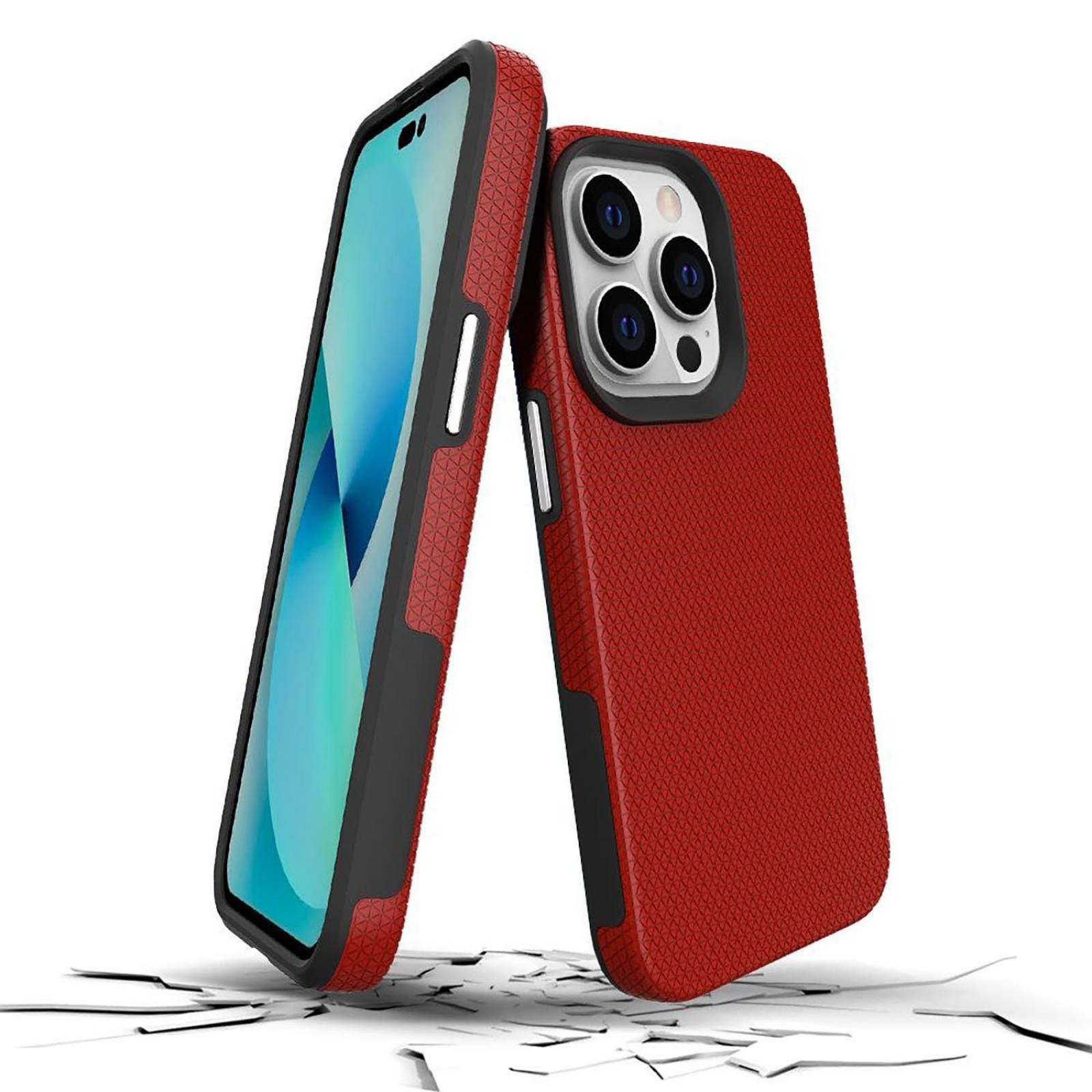 Funda PRODIGEE Rockee para iPhone 14 PRO MAX Roja 