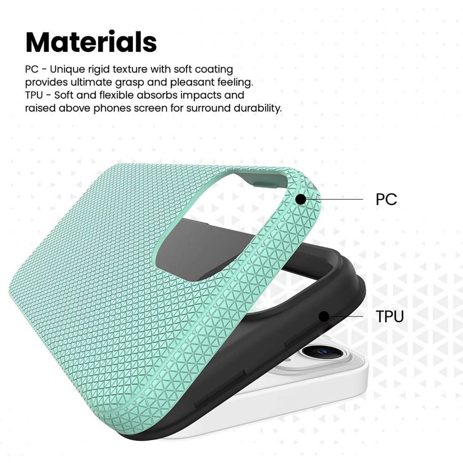 . Funda PRODIGEE Rockee para iPhone 12 PRO MAX Menta 