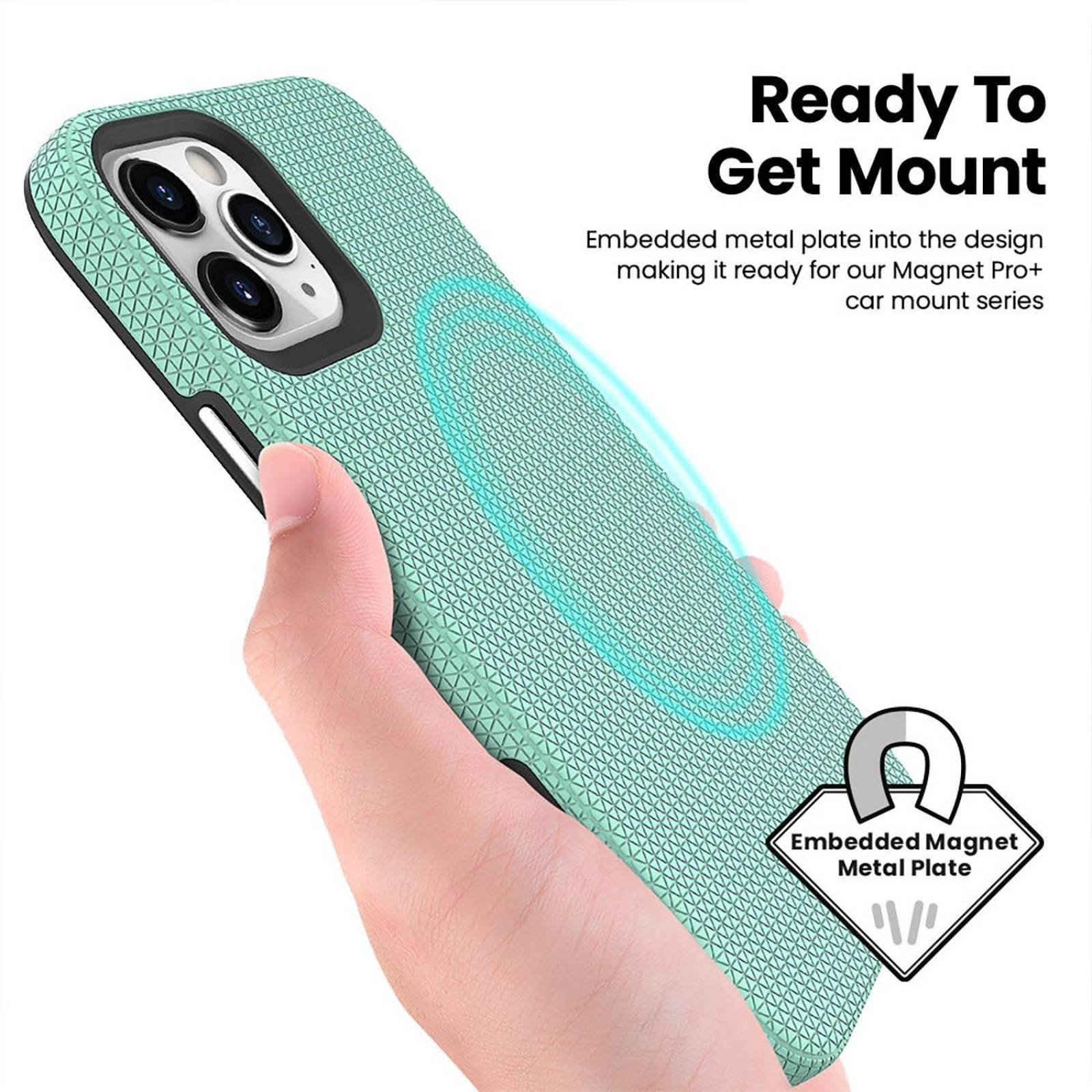 . Funda PRODIGEE Rockee para iPhone 12 PRO MAX Menta 