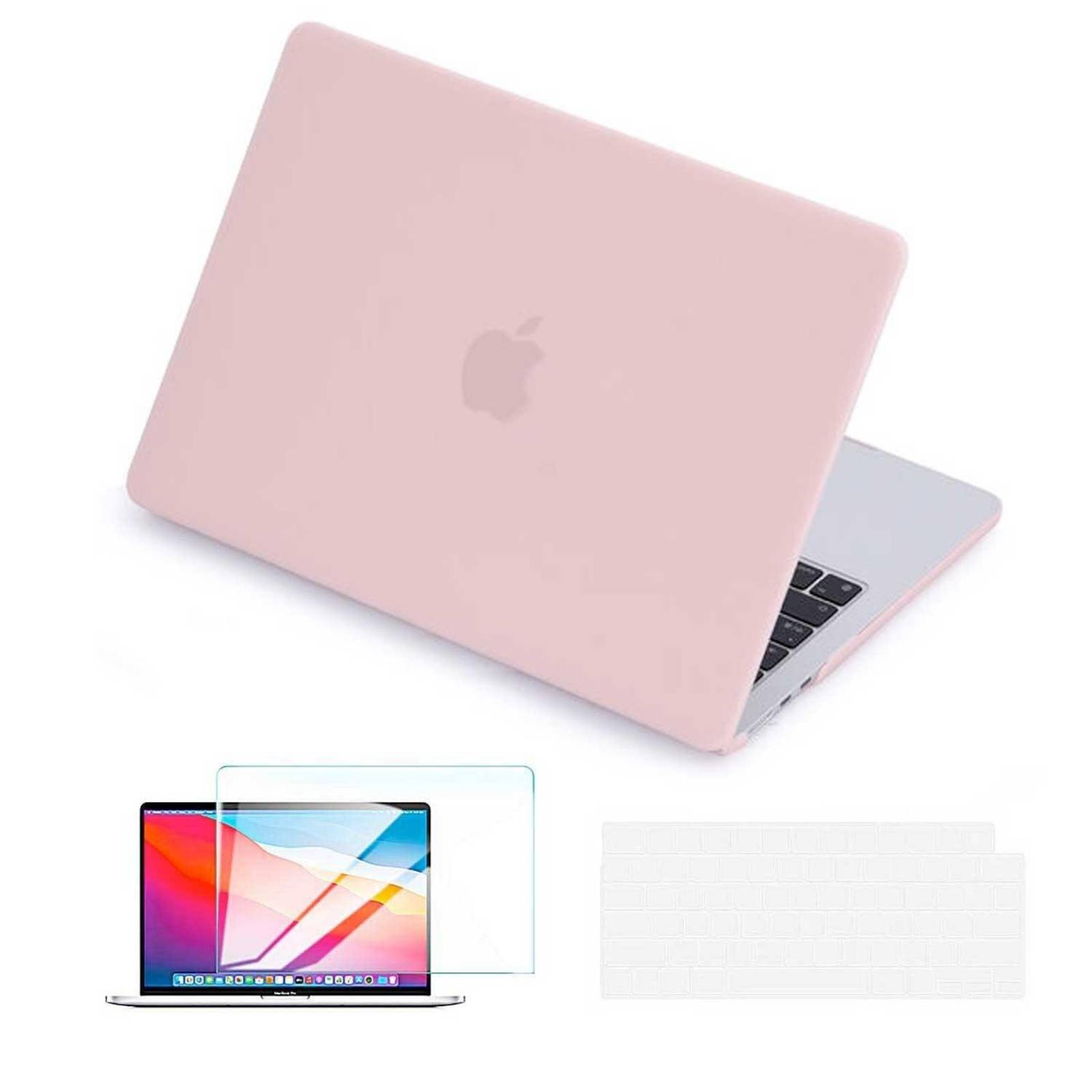 Funda TECHPROTECTUS para MacBook Air M2 Rosa release 2022 A2681 