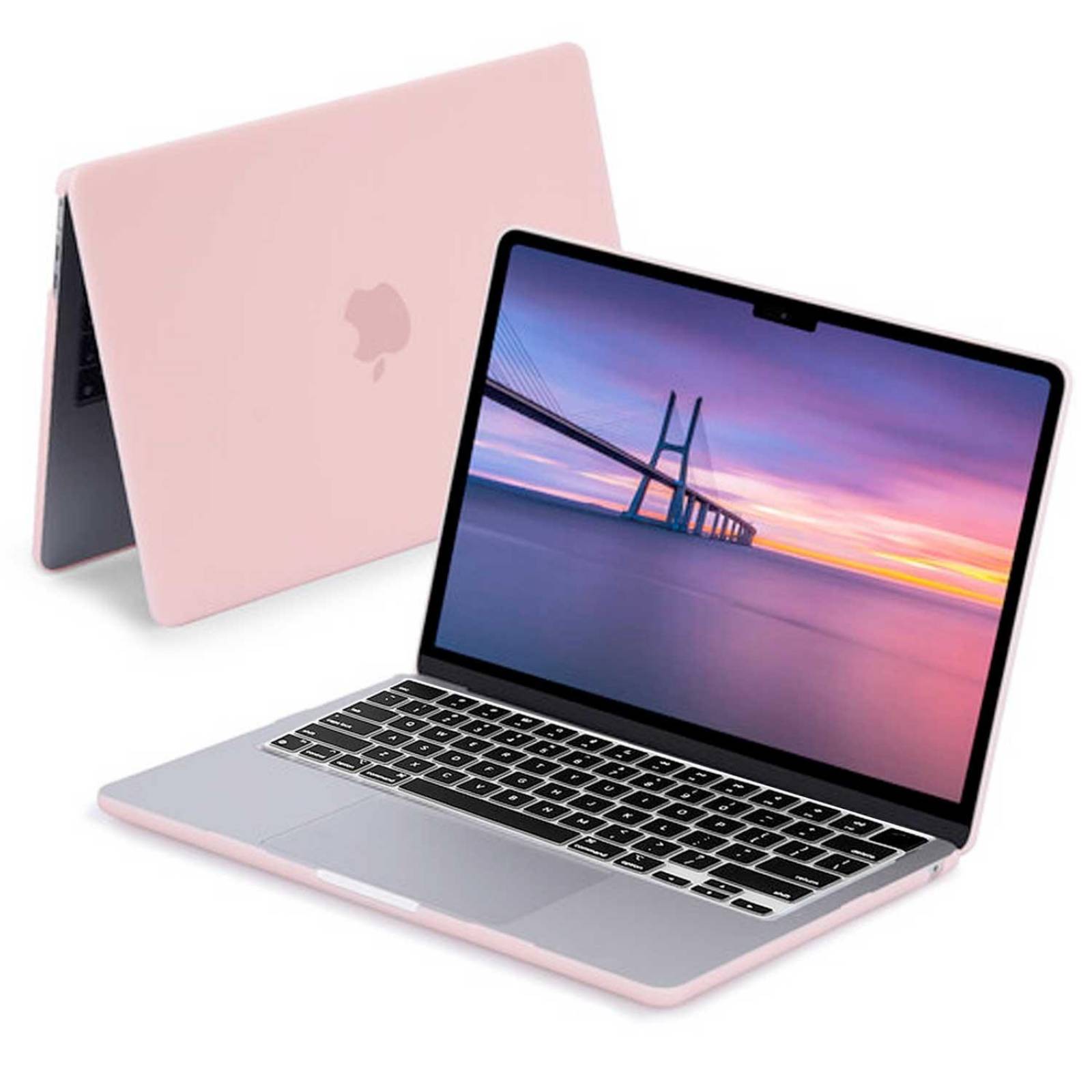 Funda TECHPROTECTUS para MacBook Air M2 Rosa release 2022 A2681 