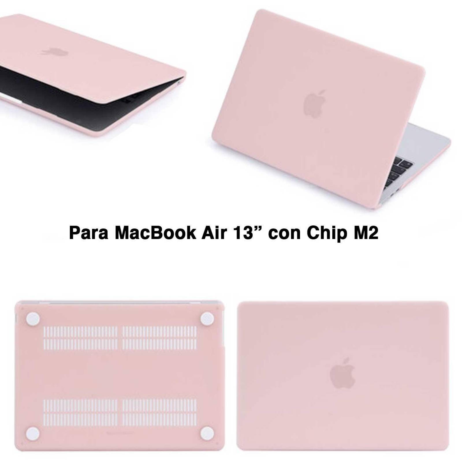Funda TECHPROTECTUS para MacBook Air M2 Rosa release 2022 A2681 