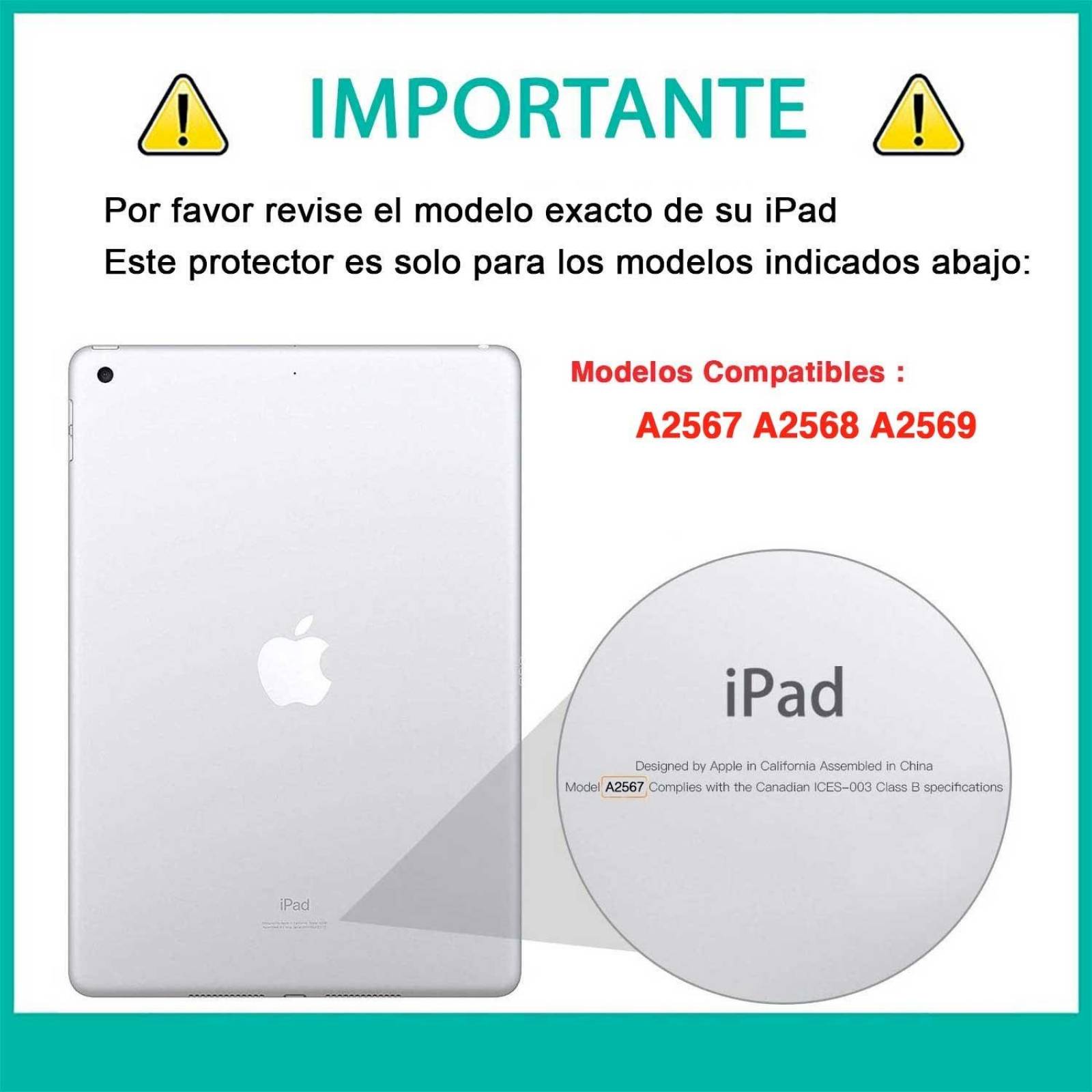 . Funda TECHPROTECTUS uso rudo para iPad MINI 6 Negra A2567 A2568 A2569 