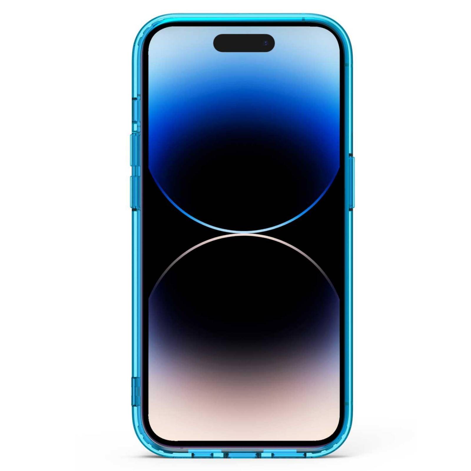 Funda PUREGEAR Slimshell MagSafe para iPhone 14 PRO Azul Transparente 
