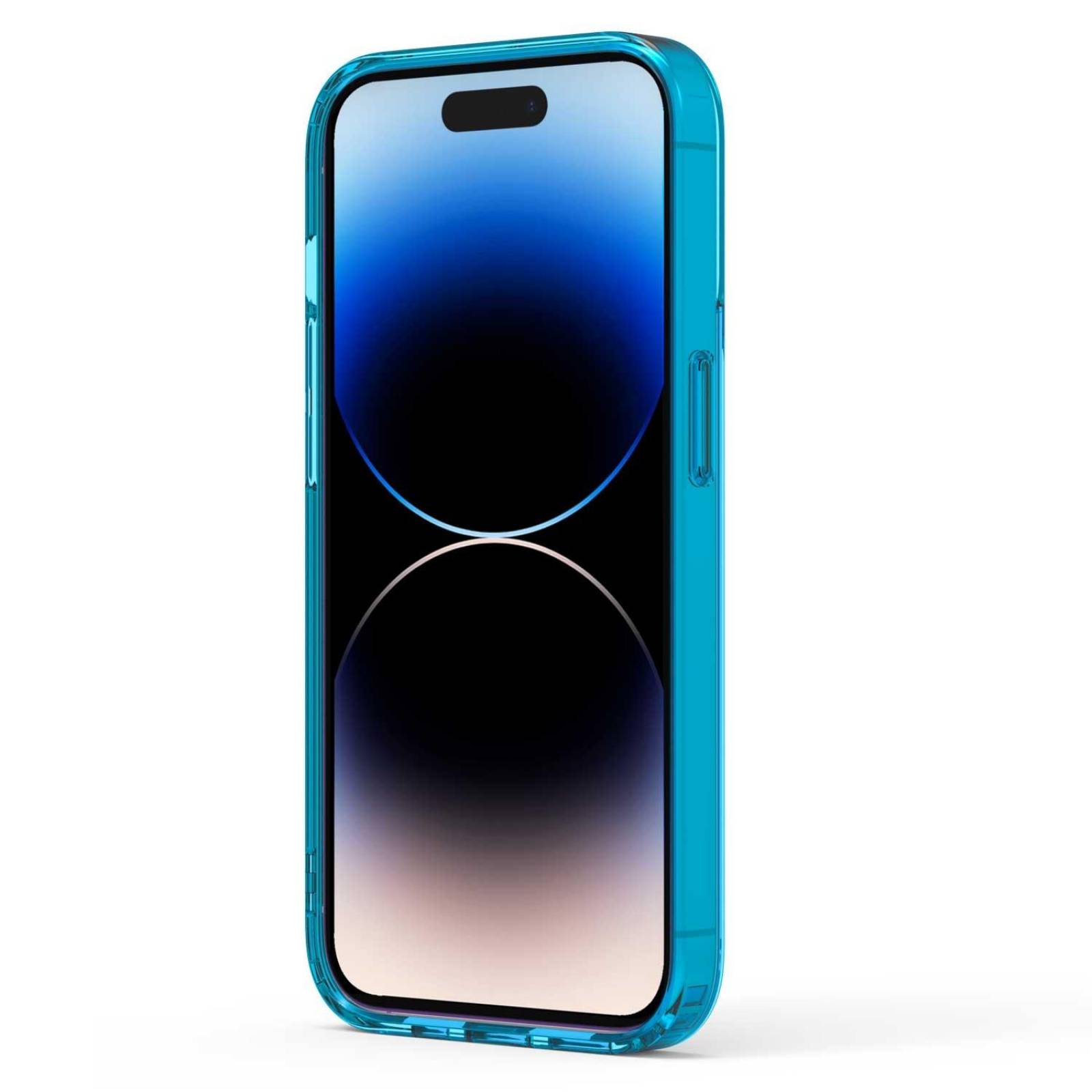 Funda PUREGEAR Slimshell MagSafe para iPhone 14 PRO Azul Transparente 