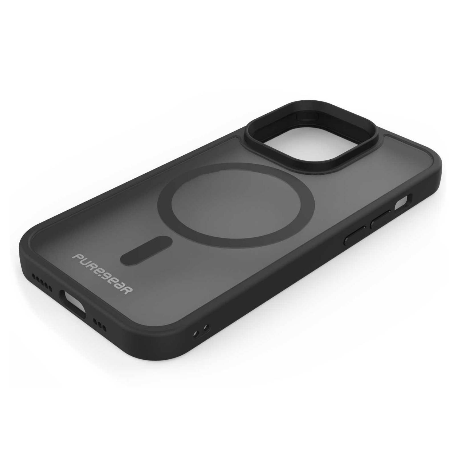 Funda PUREGEAR Slimshell Pro MagSafe para iPhone 14 PRO Negro Translucido 