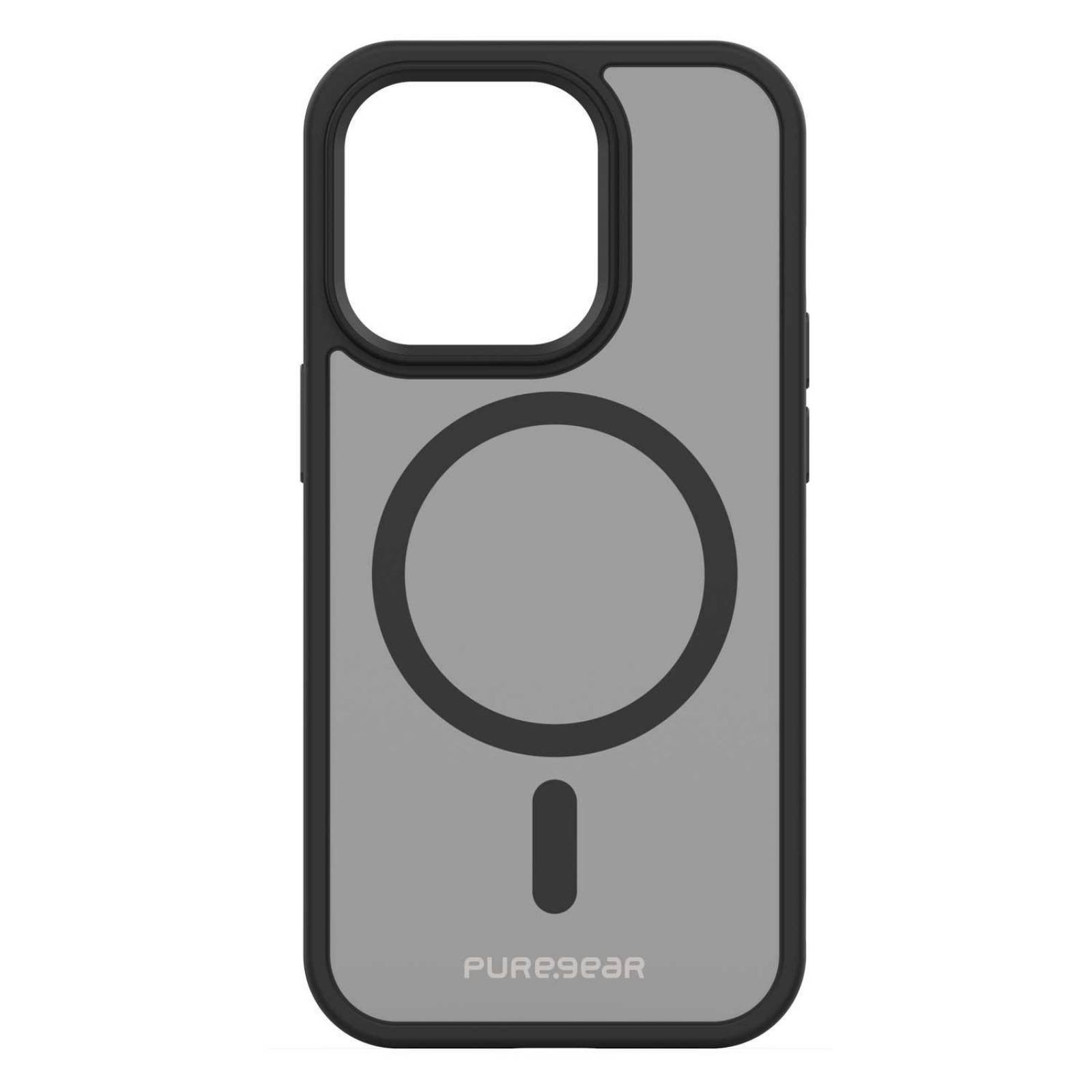 Funda PUREGEAR Slimshell Pro MagSafe para iPhone 14 PRO MAX Negro  Translucido