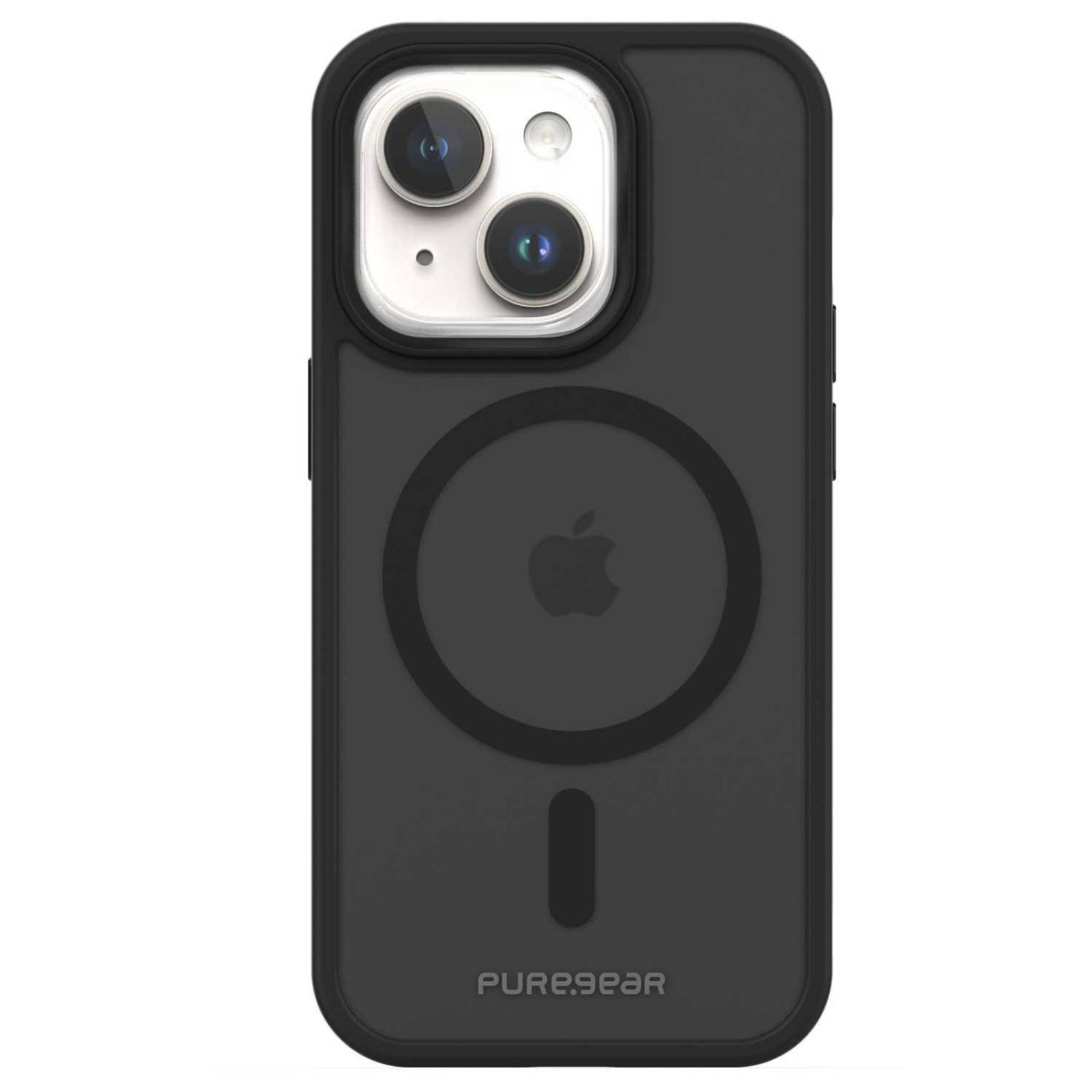 Funda PUREGEAR Slimshell Pro MagSafe para iPhone 14 Negro Translucido 