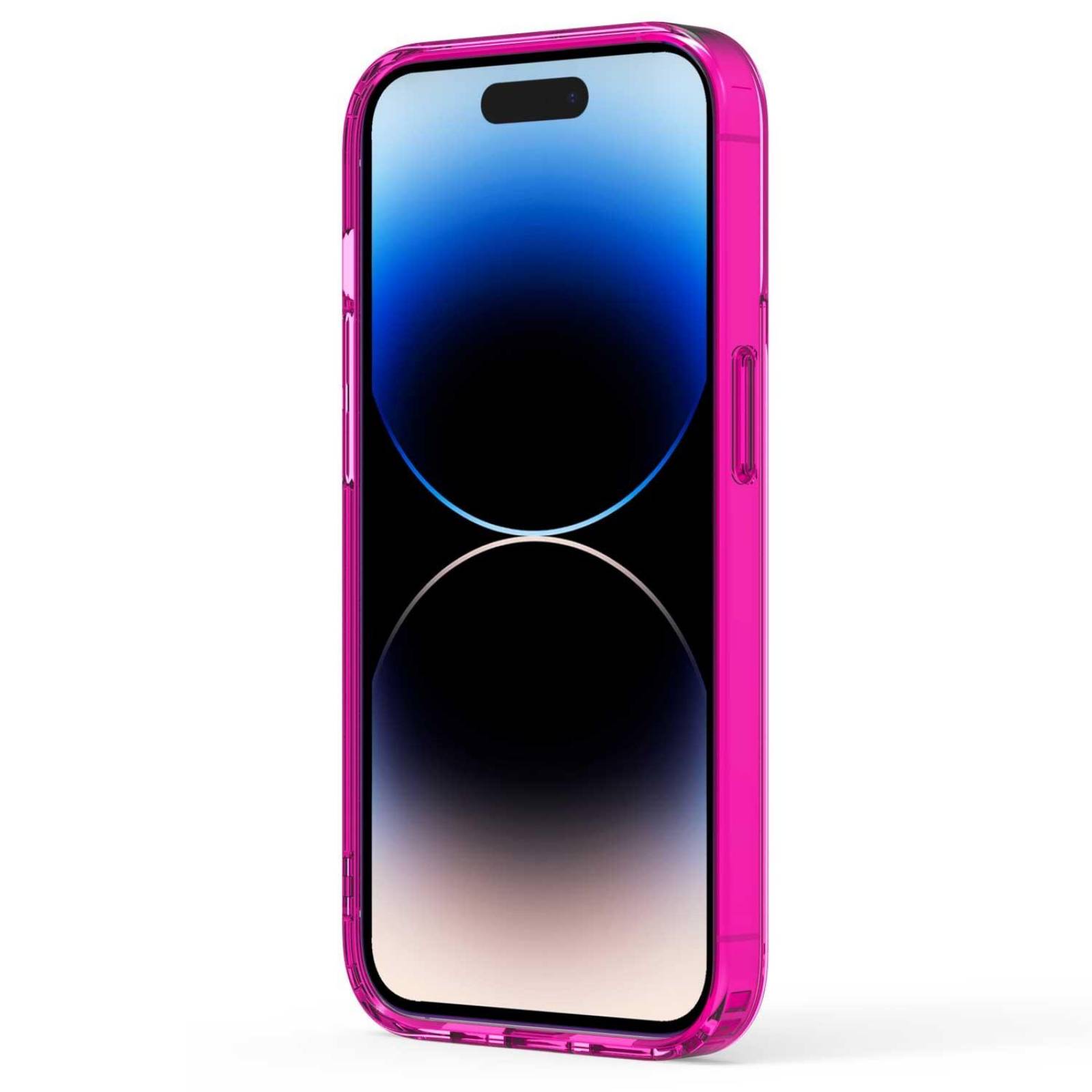 Funda PUREGEAR Slimshell MagSafe para iPhone 14 PRO Rosa Transparente 