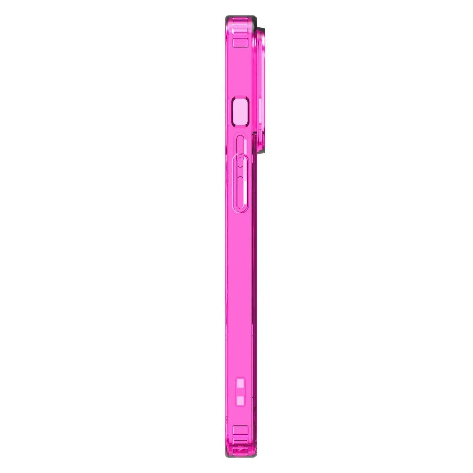 Funda PUREGEAR Slimshell MagSafe para iPhone 14 PRO Rosa Transparente 