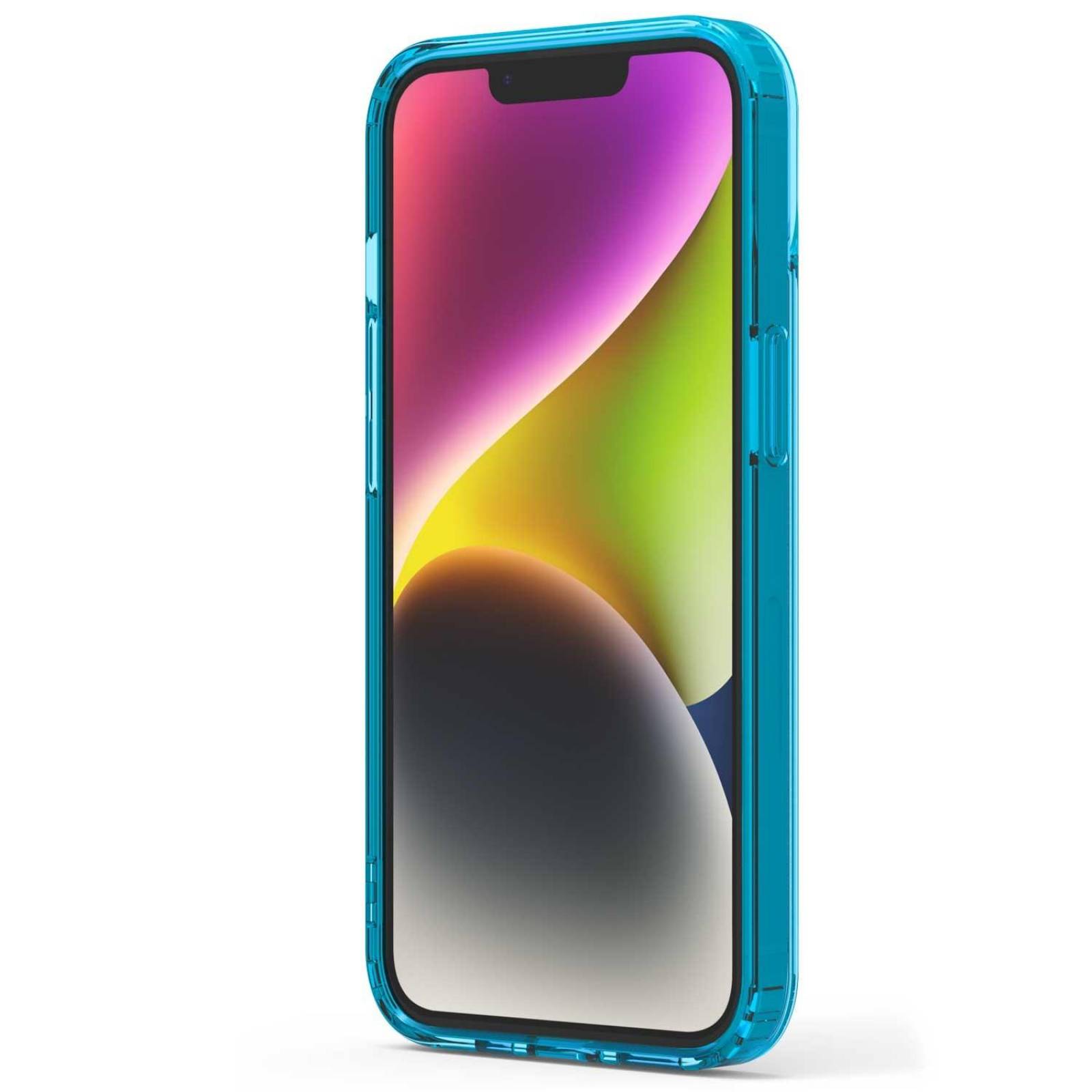 Funda PUREGEAR Slimshell MagSafe para iPhone 14 Azul Transparente 