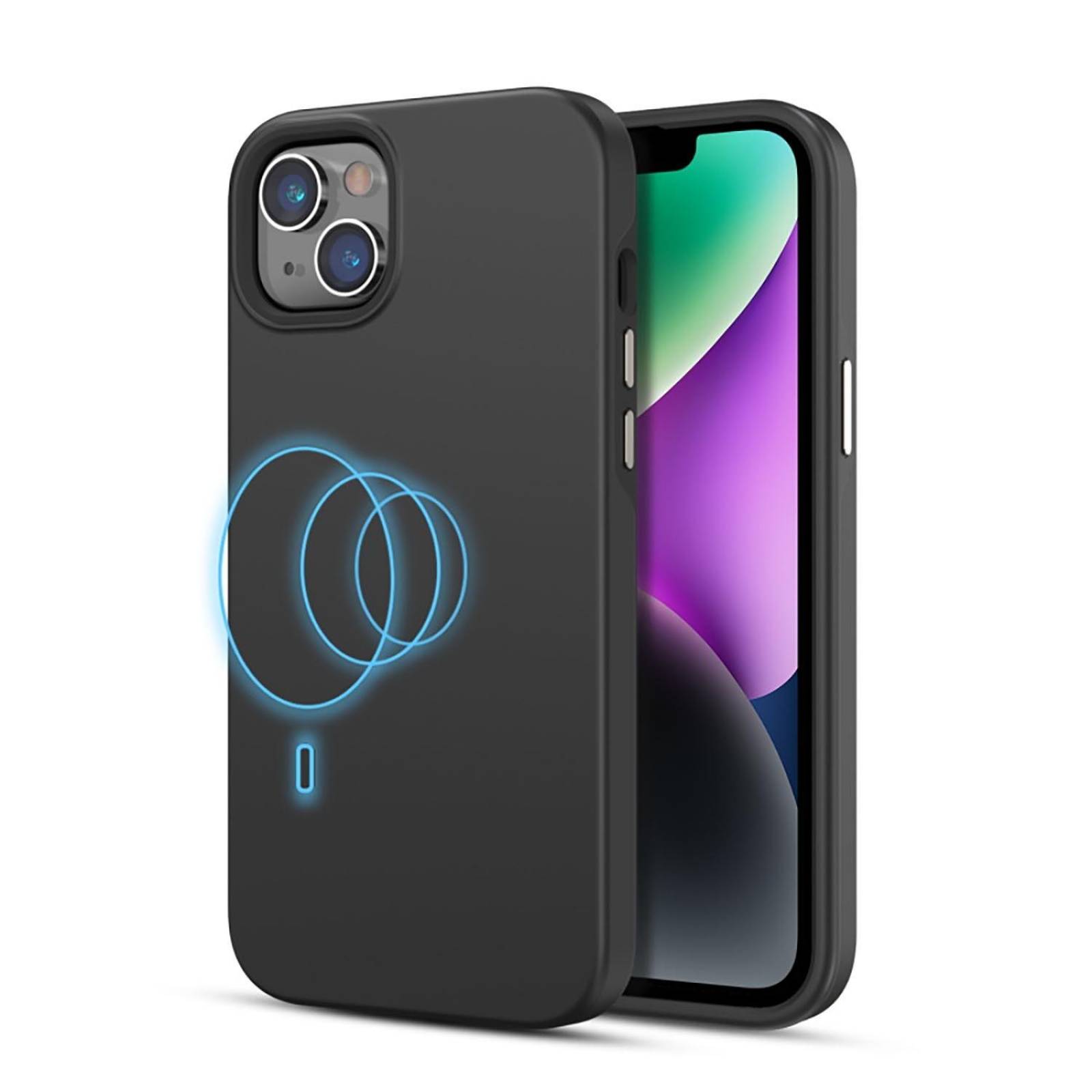 Funda MYBAT Fuse con MagSafe para iPhone 14 - Negra 