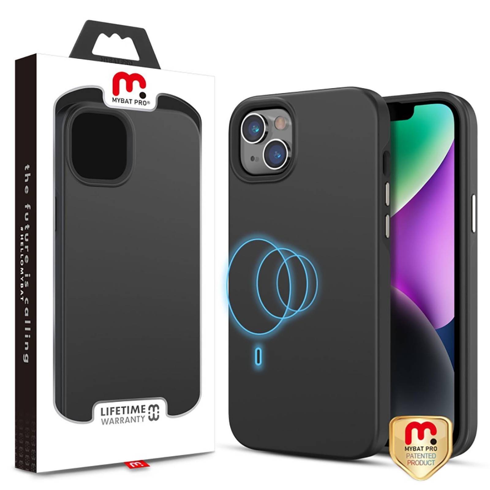 Funda MYBAT Fuse con MagSafe para iPhone 14 - Negra 