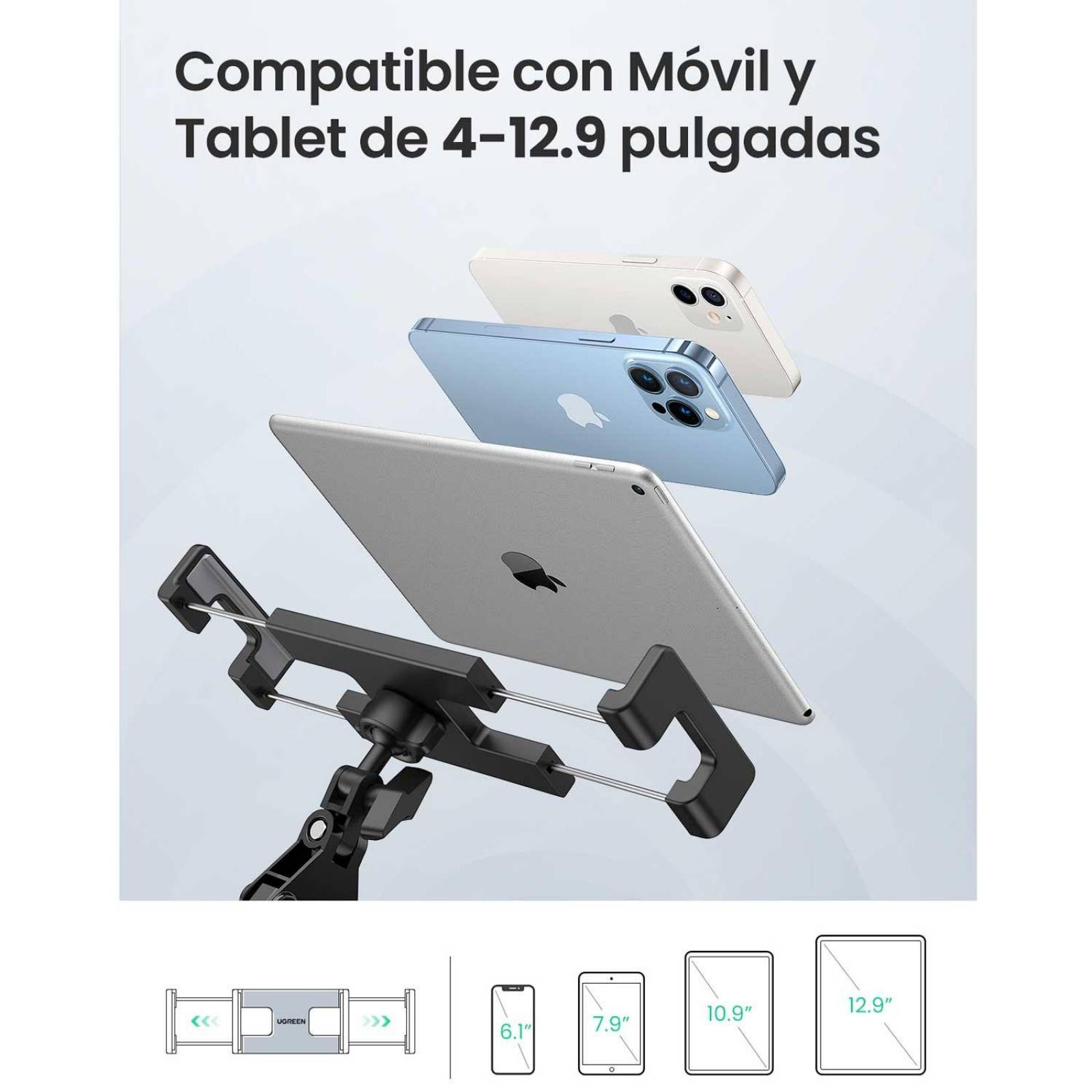 Soporte UGREEN Universal para Tablets con tornillo para escritorio o mesa 