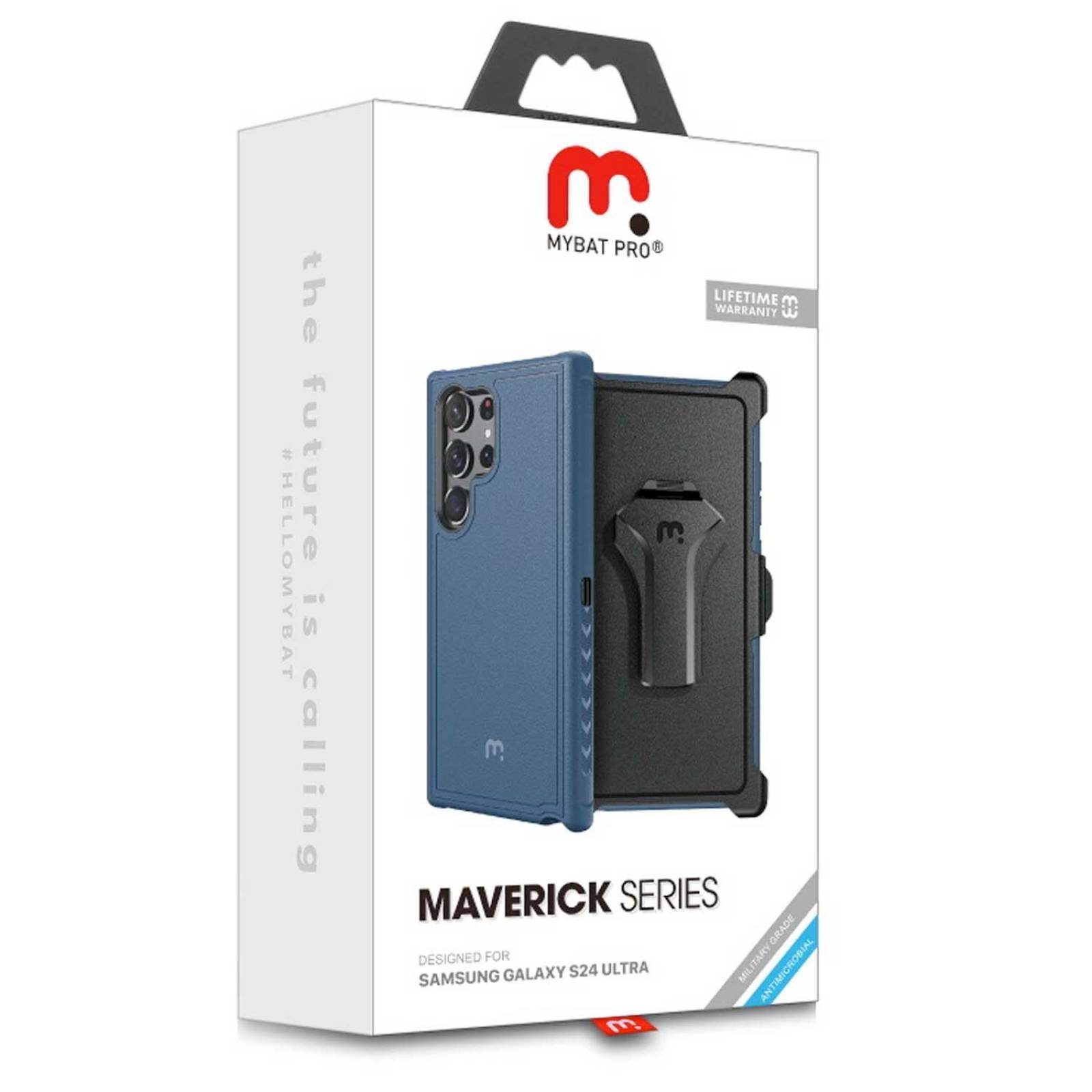 Funda MYBAT Maverick clip para Samsung S24 ULTRA Azul 