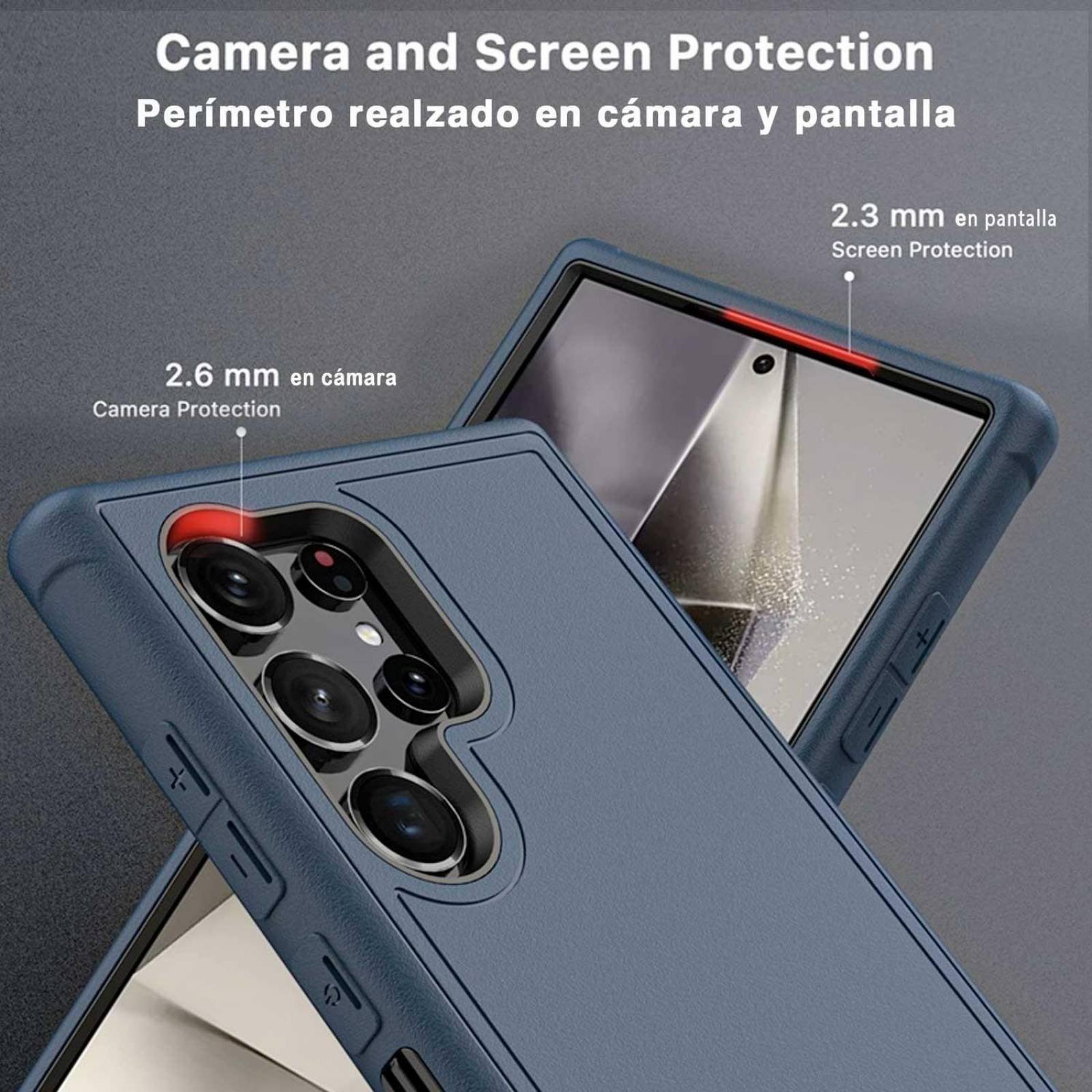 Funda MYBAT Maverick clip para Samsung S24 ULTRA Azul 