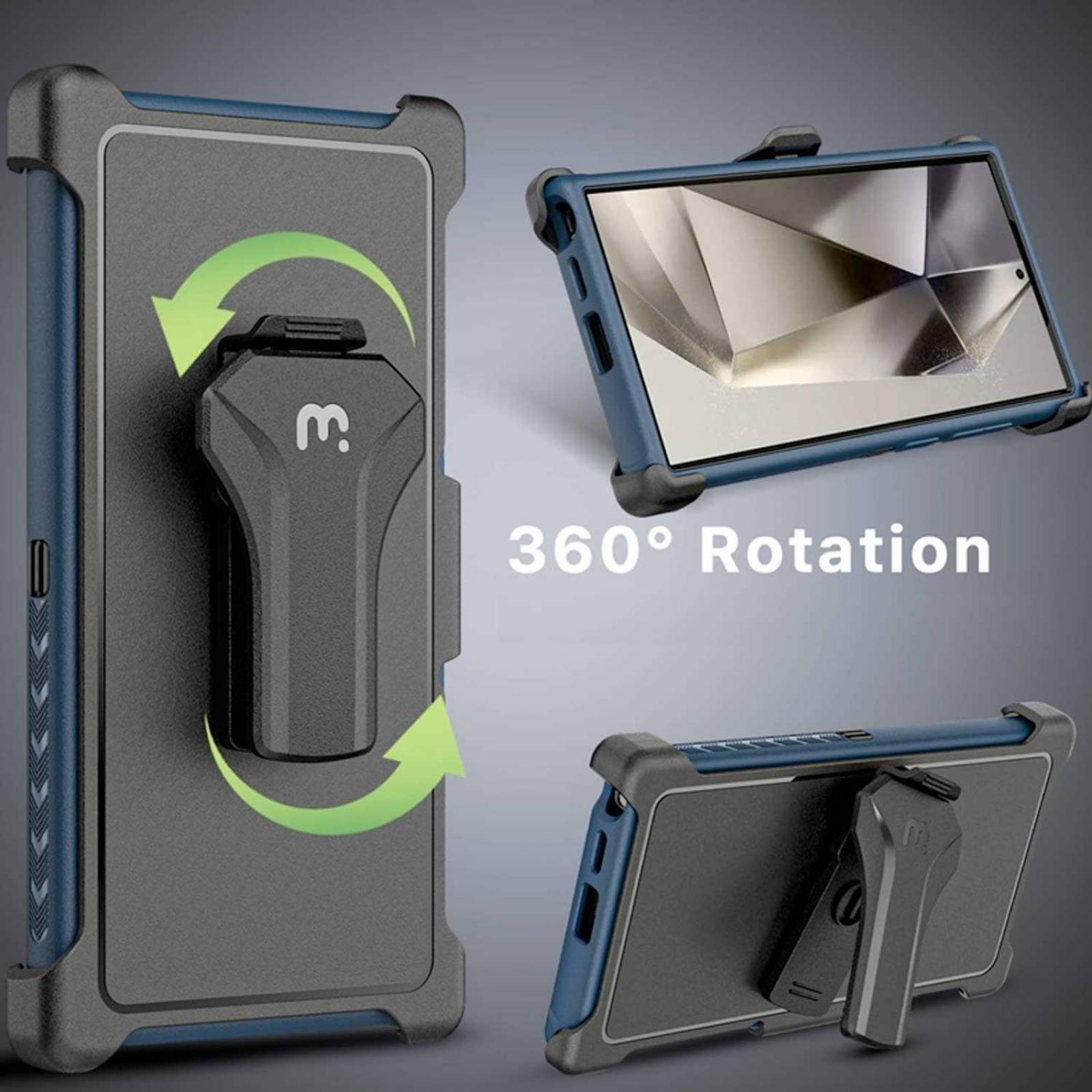 Funda MYBAT Maverick clip para Samsung S24 ULTRA Azul 