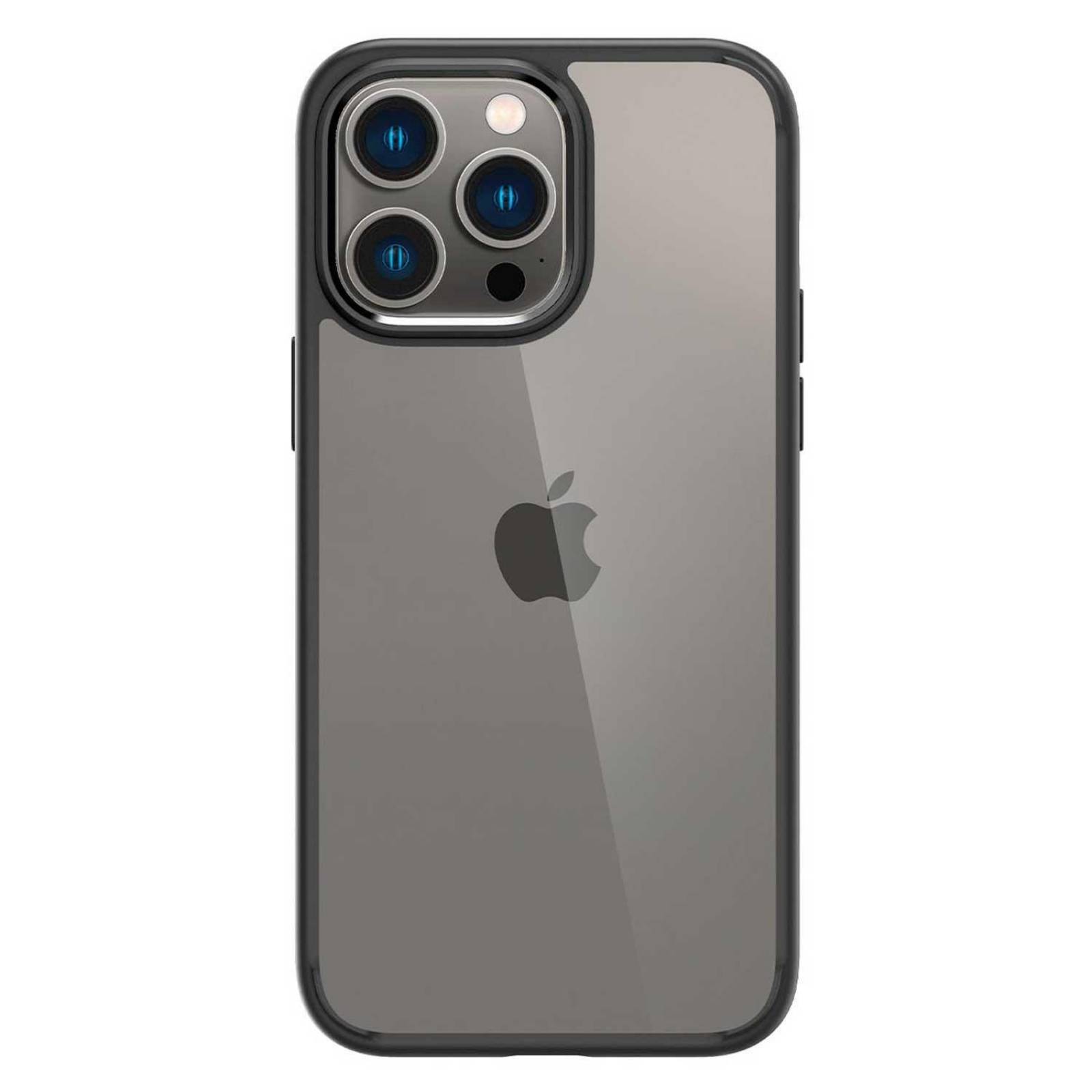 Funda SPIGEN Crystal Hybrid para iPhone 14 PLUS Transp Negro Mate 