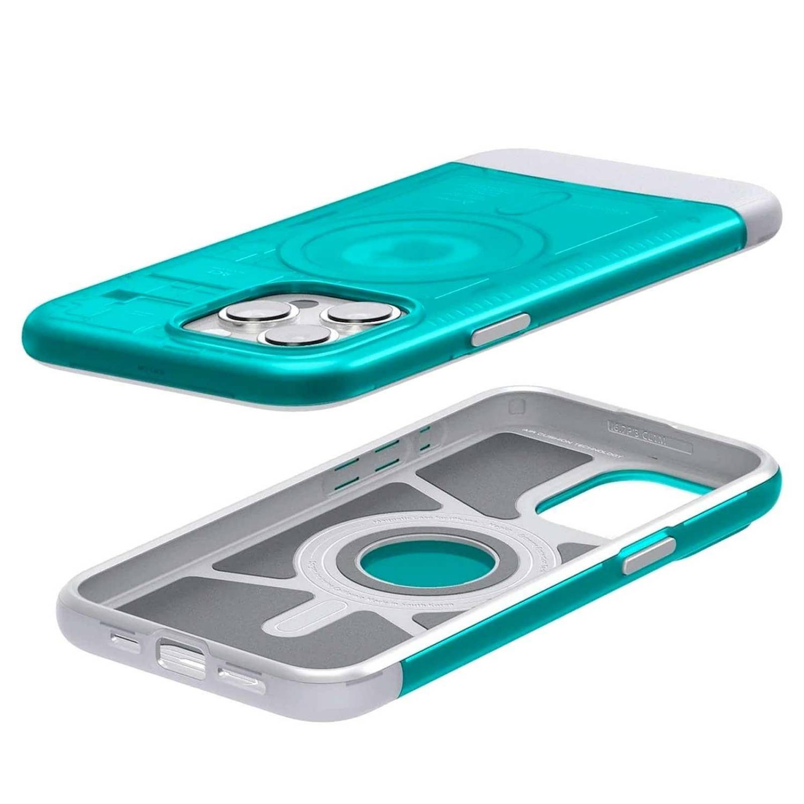 Funda SPIGEN C1 Mag para iPhone 15 PRO MAX Azul 