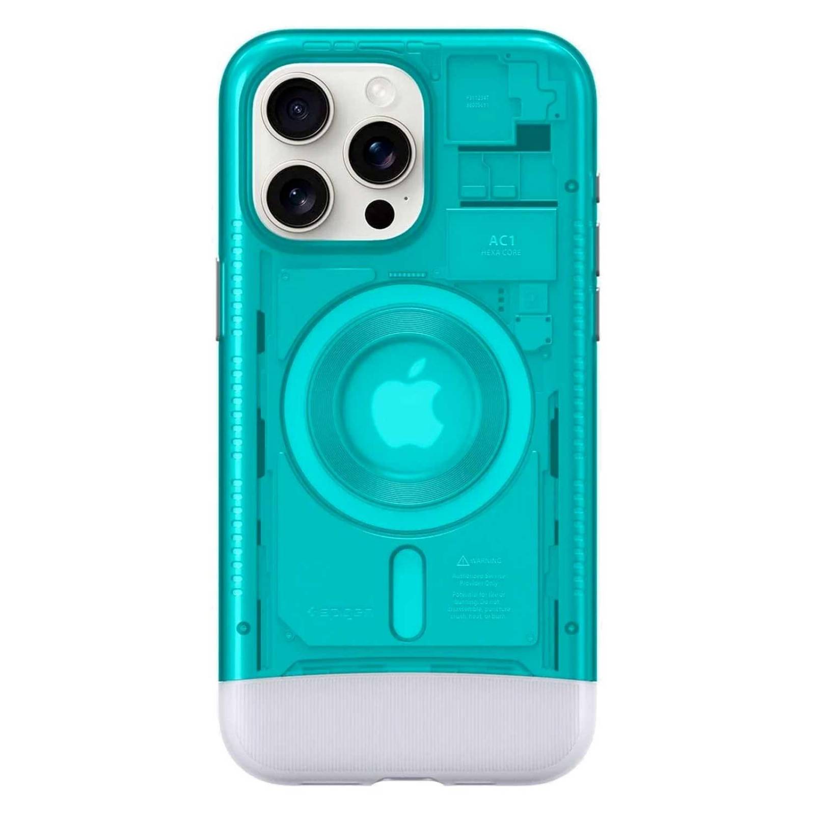 Funda SPIGEN C1 Mag para iPhone 15 PRO MAX Azul 