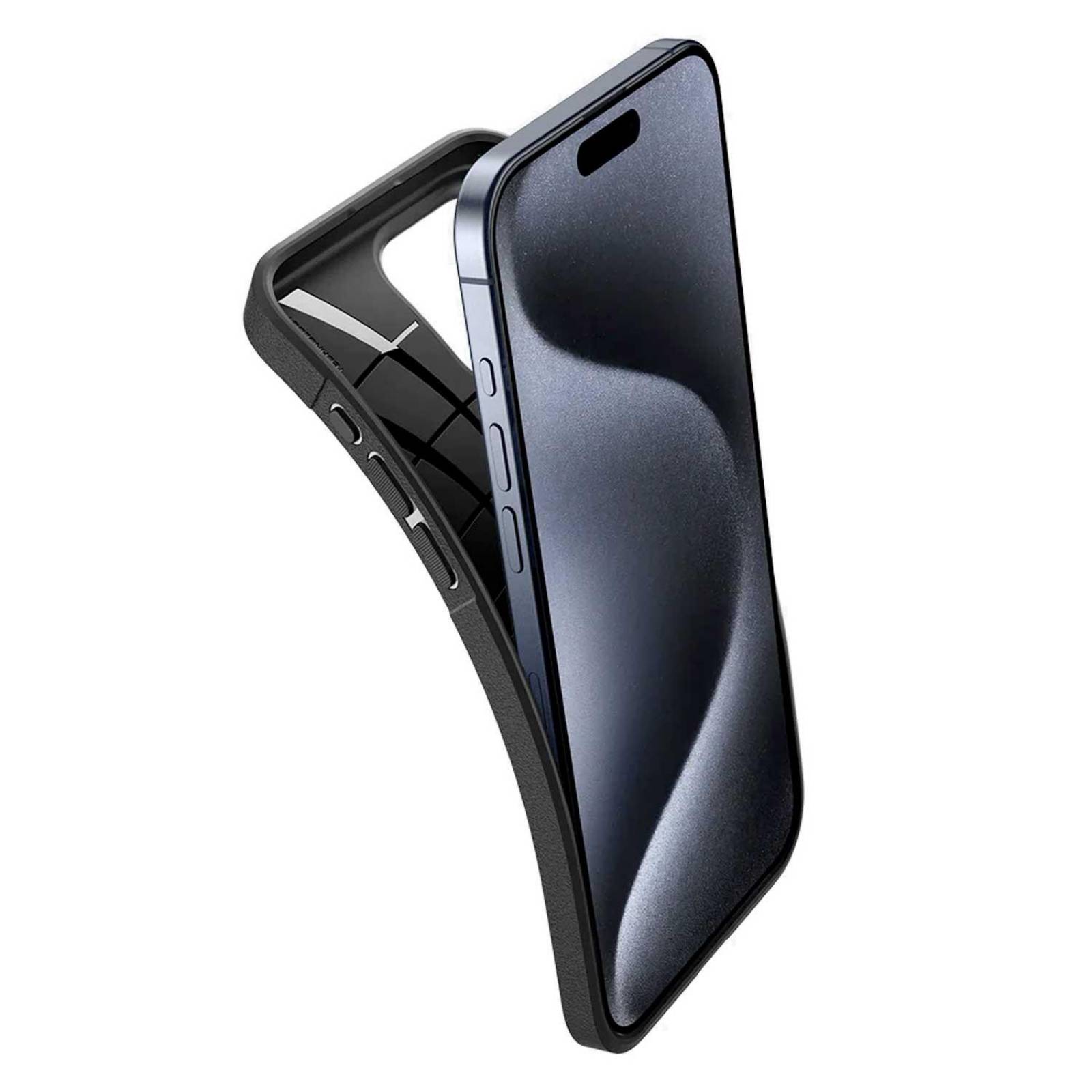 Funda SPIGEN Core Armor para iPhone 15 PRO MAX Negra .