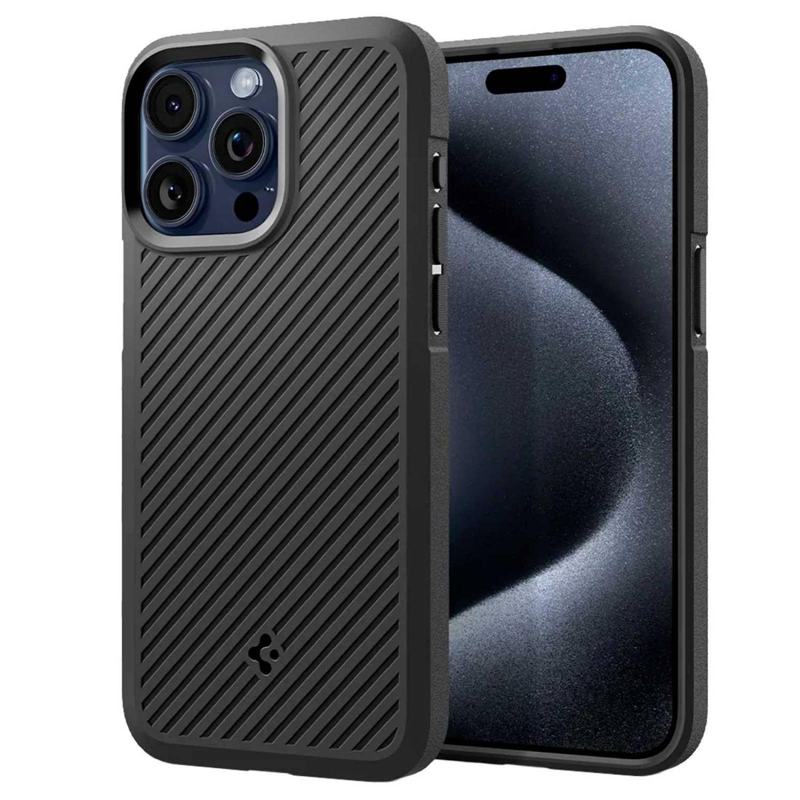 Funda SPIGEN Core Armor para iPhone 15 PRO MAX Negra .