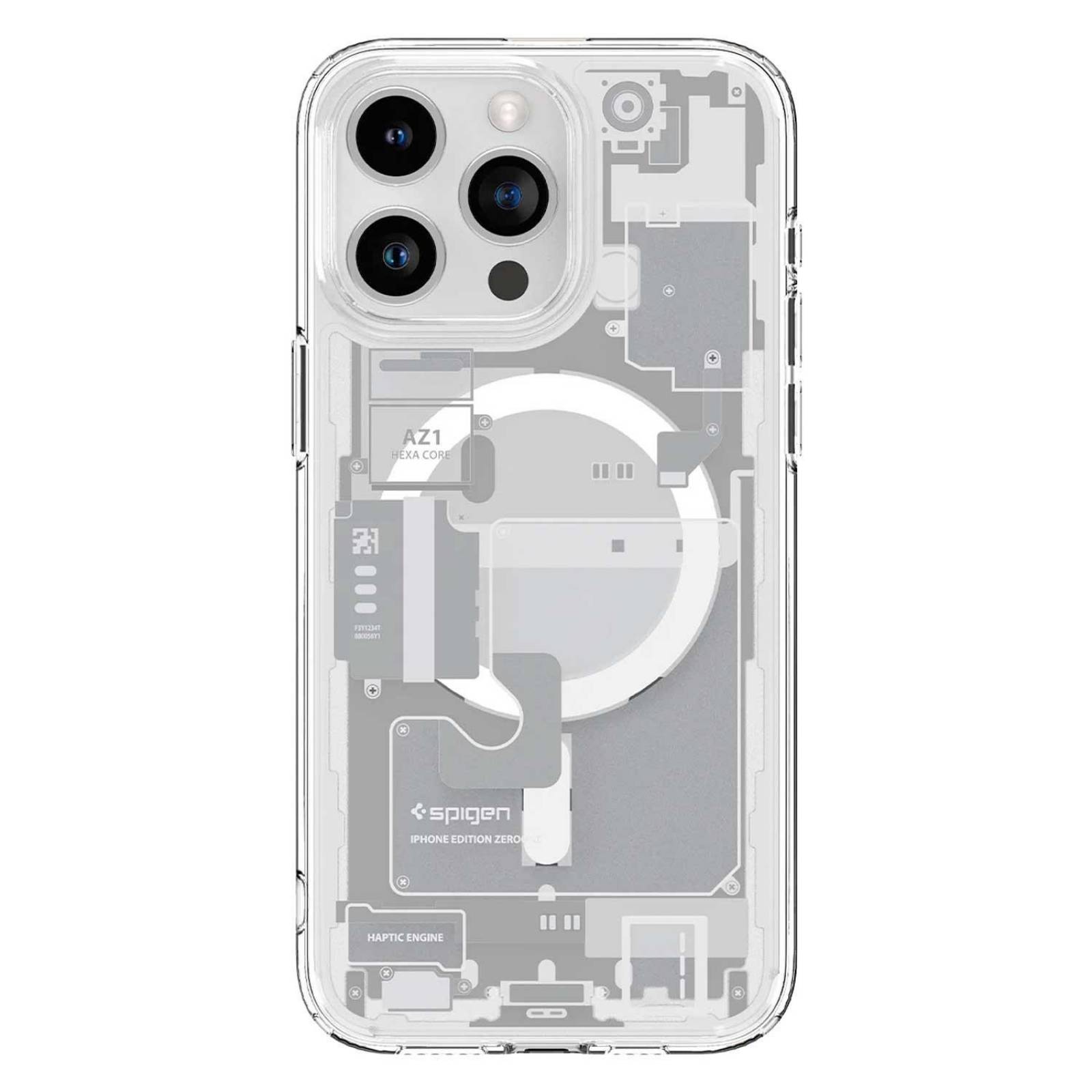 Funda SPIGEN Zero One para iPhone 15 PRO MAX Blanca 