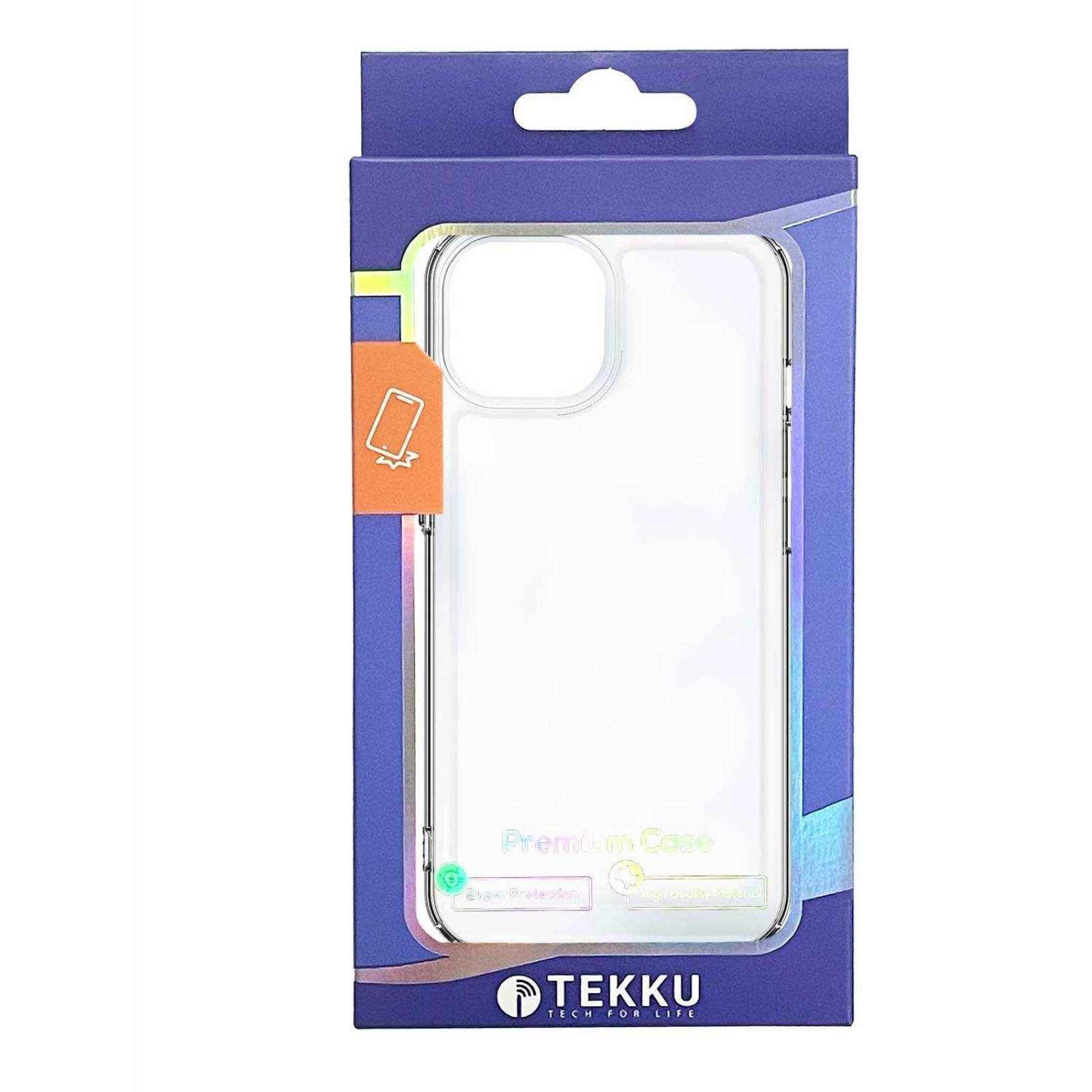 Funda TEKKU TPU Rugged para iPhone 15 PRO MAX Transparente .