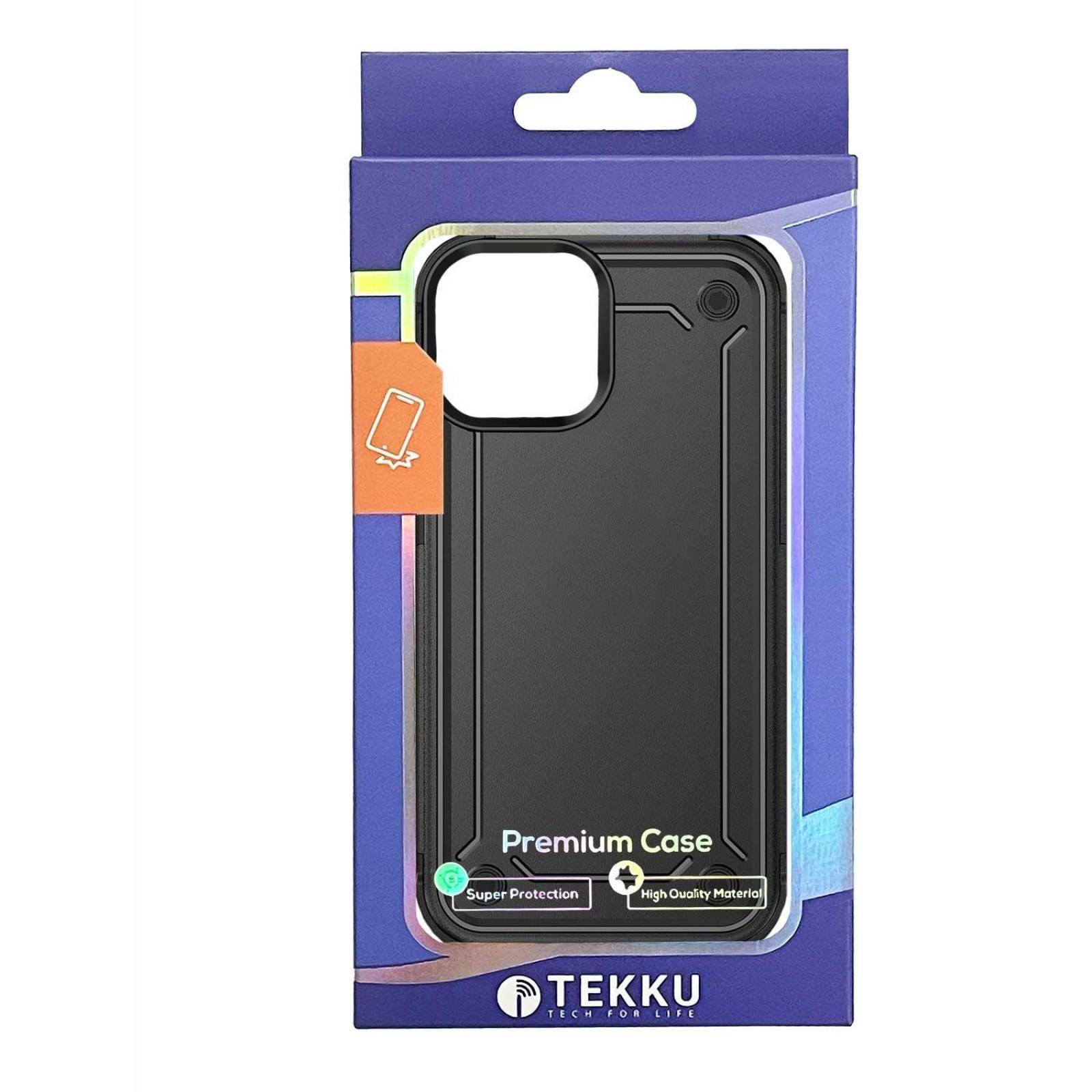 Funda TEKKU Tough cover para iPhone 15 PRO MAX Negra 