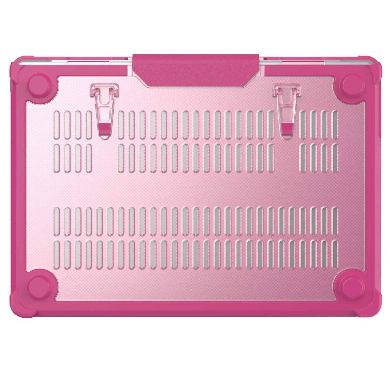 Funda TEKKU ST para MacBook Air 13 Rosa A2337 M1 A2179 A1932 uso rudo