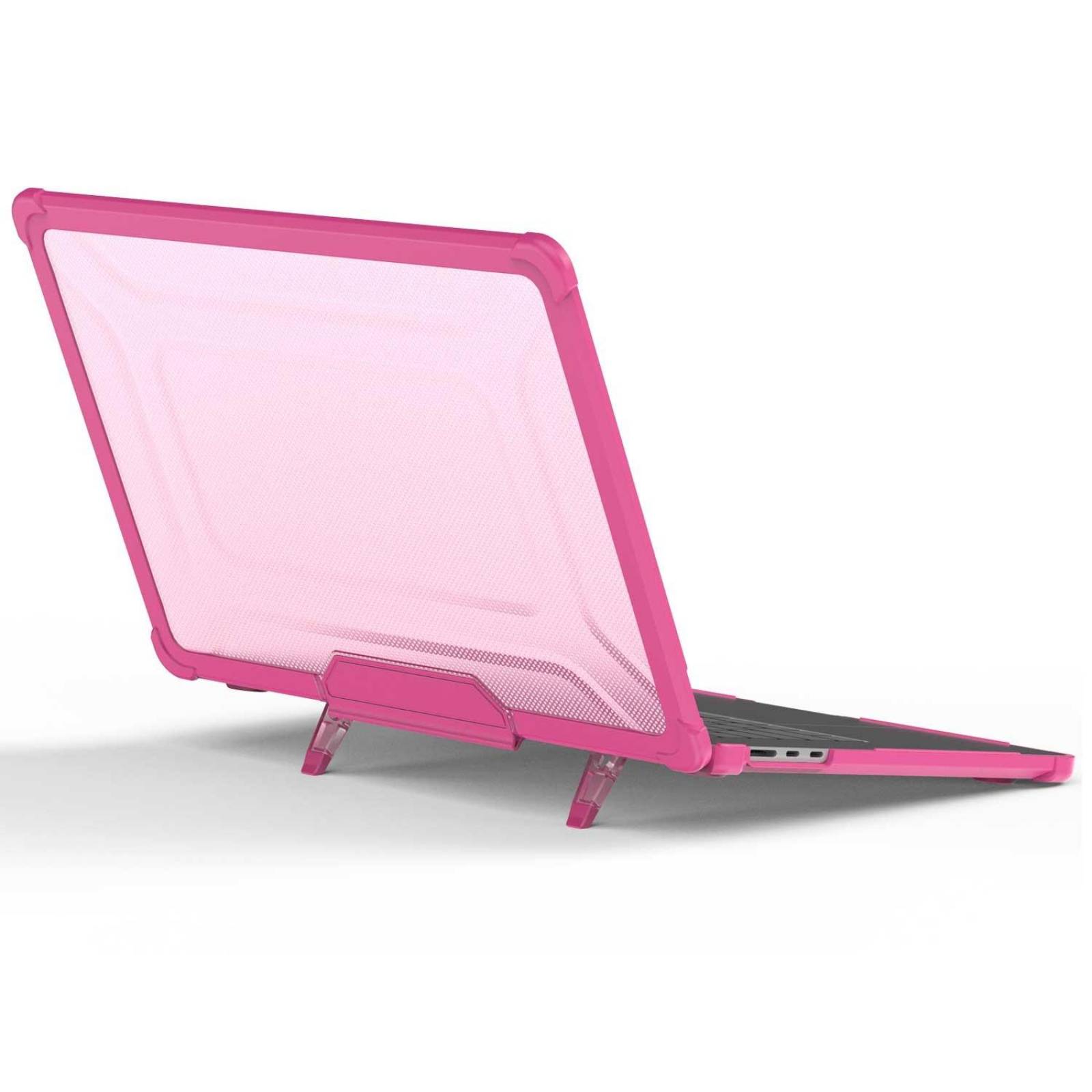 Funda TEKKU ST para MacBook Air 13 Rosa A2337 M1 A2179 A1932 uso rudo