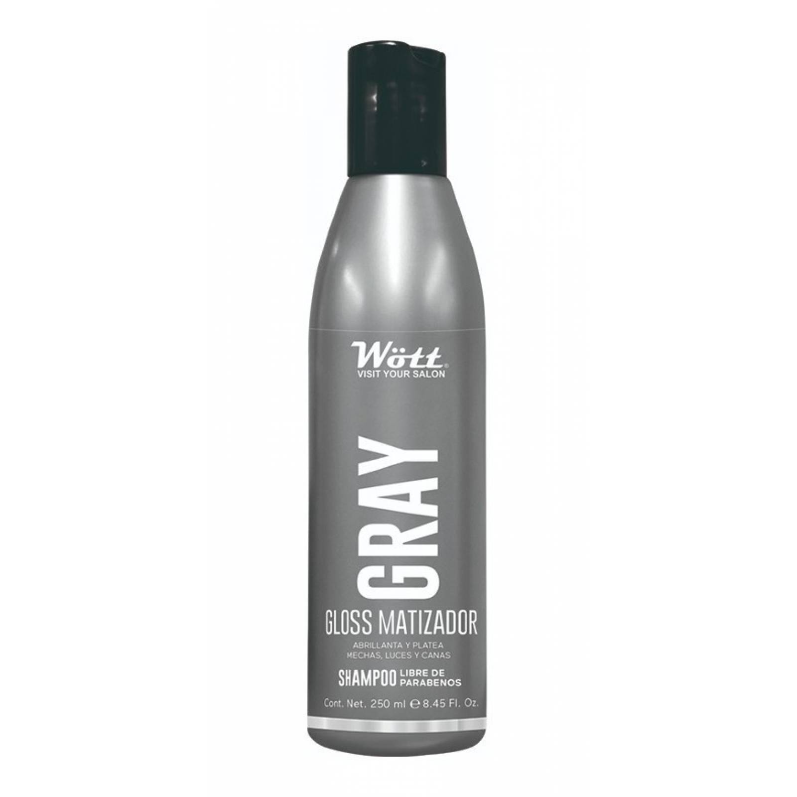 Shampoo Gloss Matizador Gray Wott 250ml