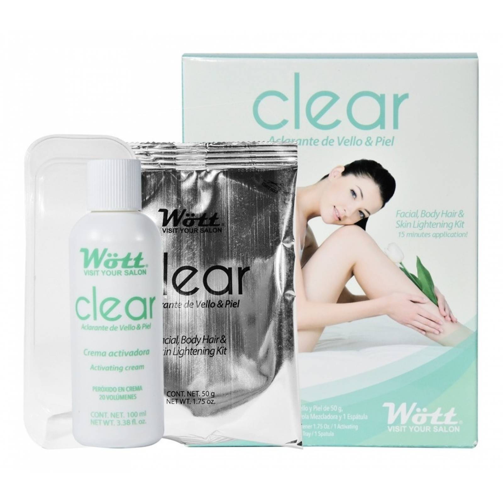 Aclarante De Vello Y Piel Clear Wött