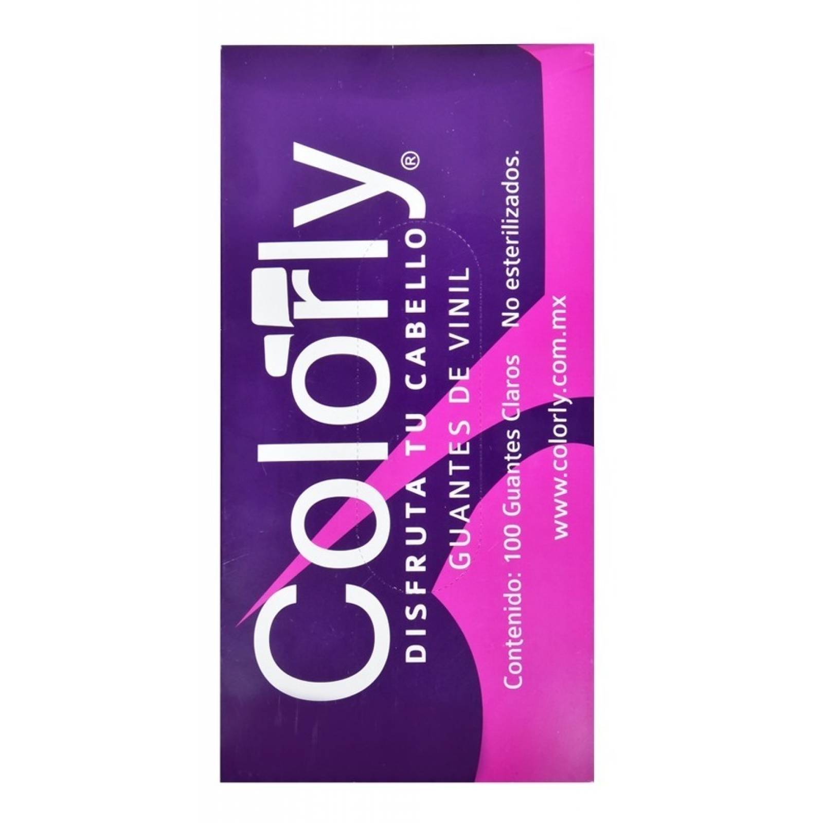 Caja De Guantes Desechables De Vinilo Colorly® 100 Piezas