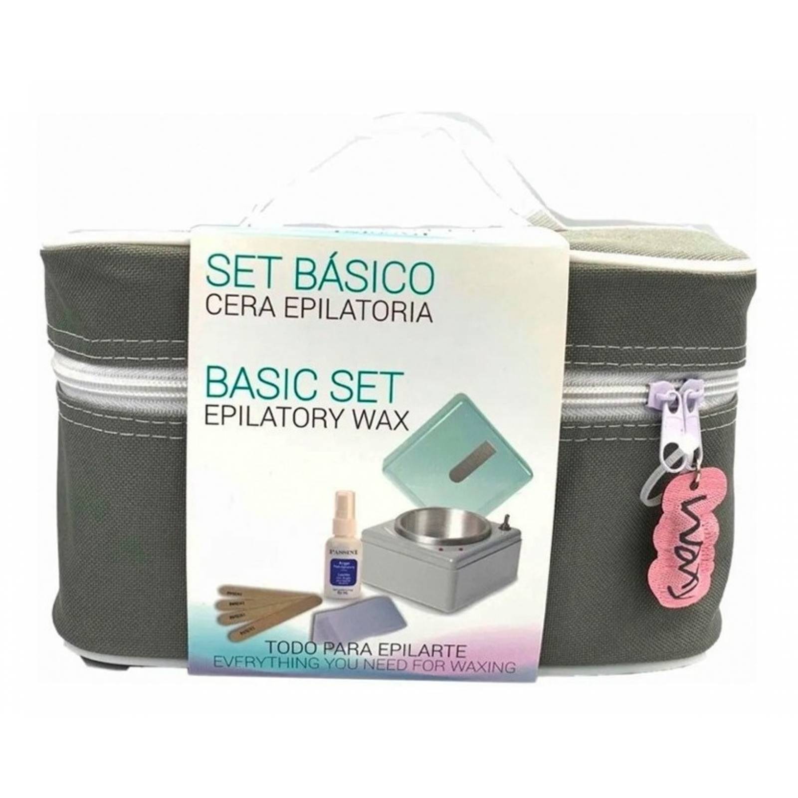 Set Básico Depilación Ceramatic Con Cera Waxy Passini 600gr