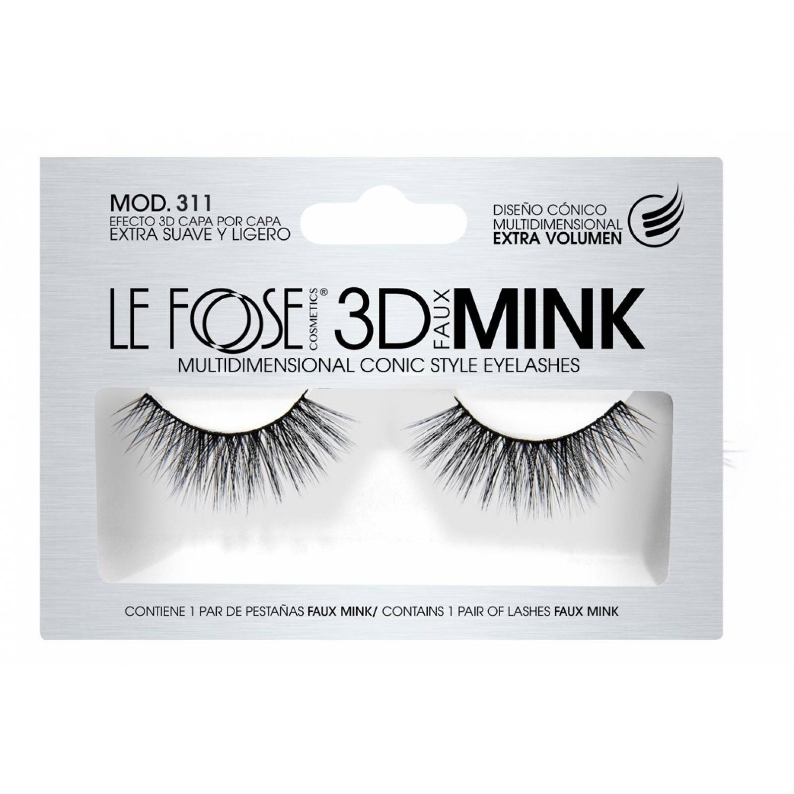 Pestañas 3d Faux Mink Le Foose