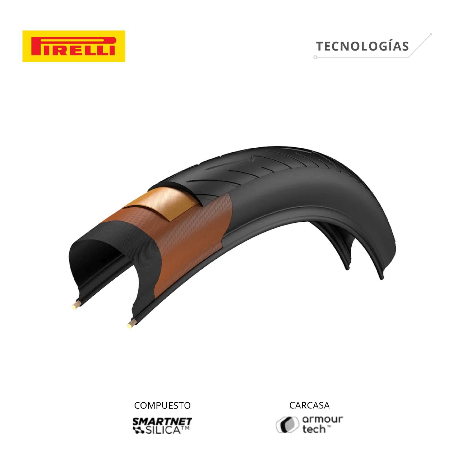 Llanta de Ruta Pirelli Cinturato Velo Etiqueta verde 700 x 28